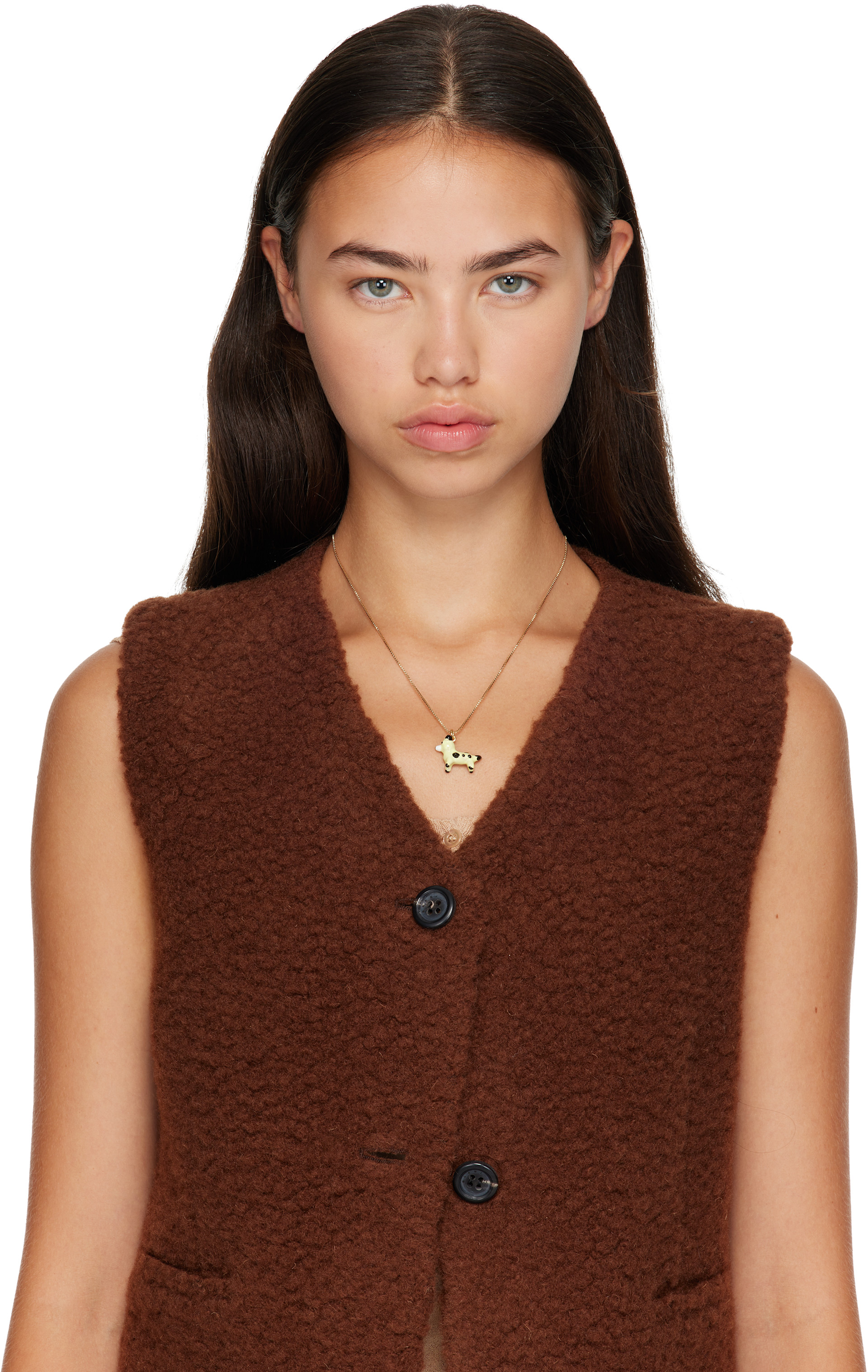 Marni - Collier à breloque en forme de chien