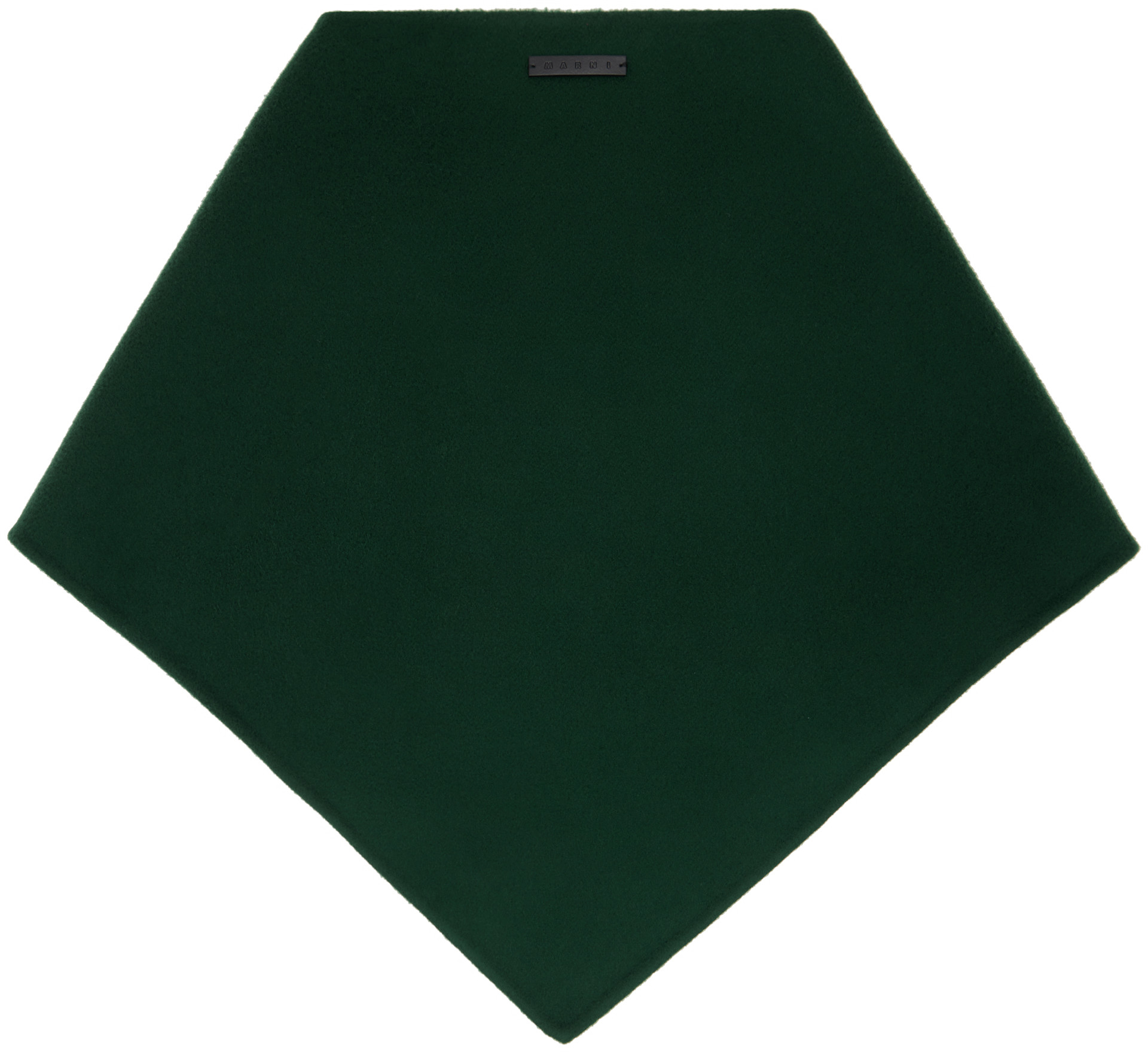 Marni - Green Mini Logo Triangle Scarf