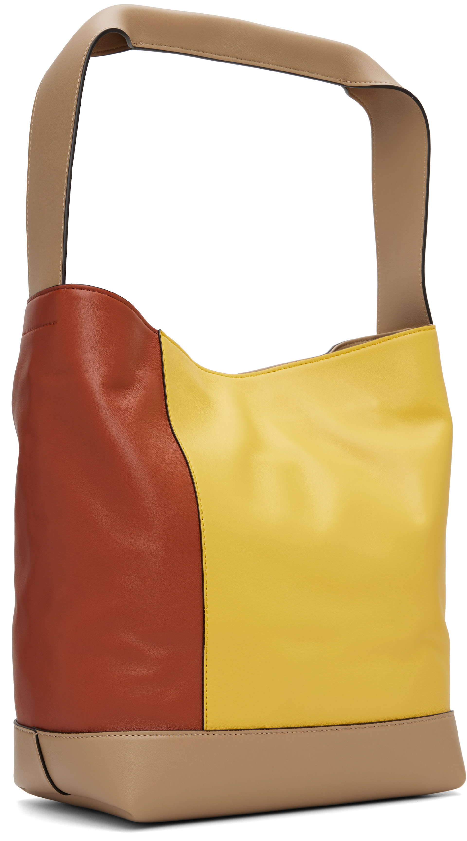 Marni: レッド＆イエロー Pod 2.0 ショルダーバッグ | SSENSE 日本