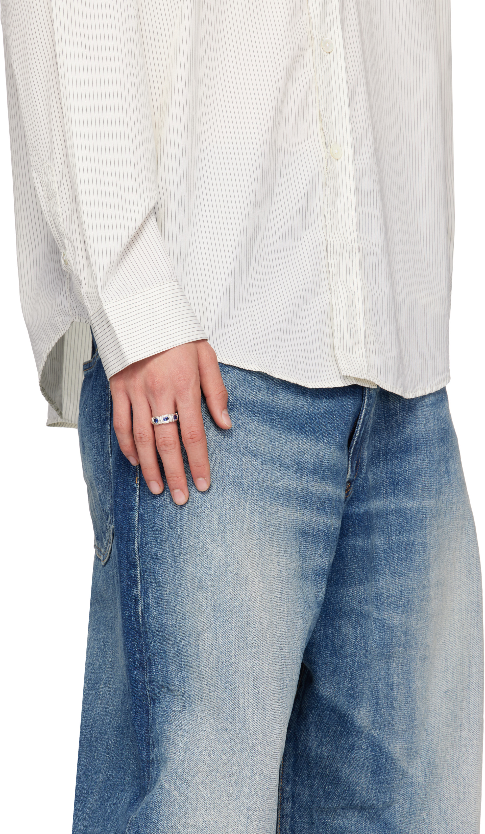 Bleue Burnham - Bague Window Box