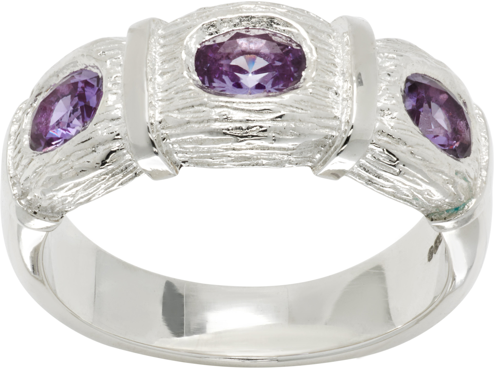 Bleue Burnham - Bague Window Box exclusive à SSENSE