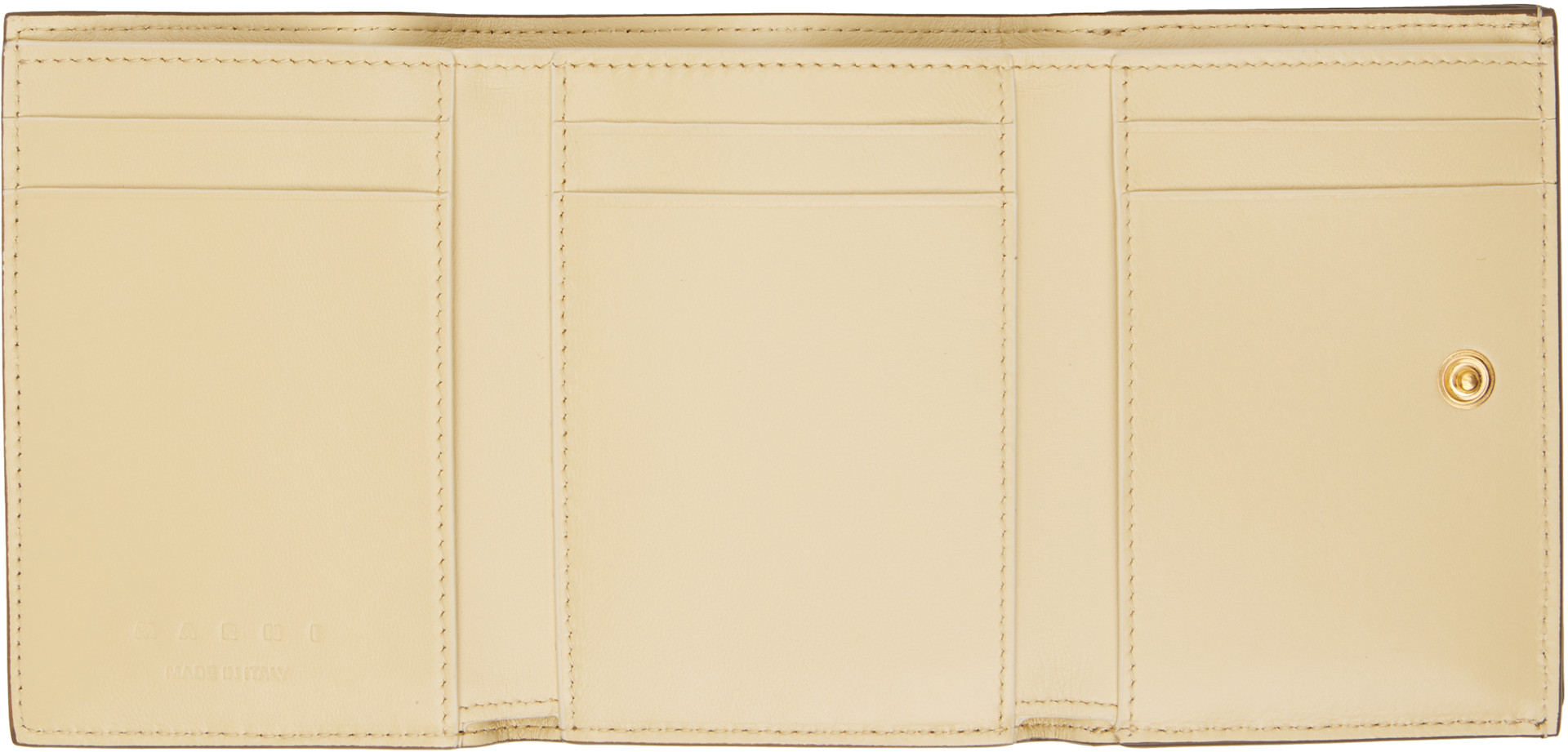 Marni - Khaki Trifold Wallet