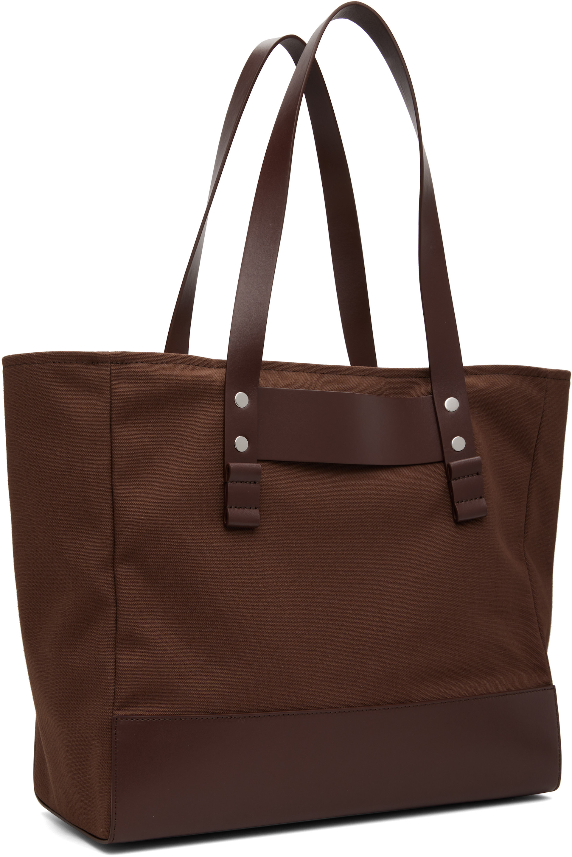 Marni - Cabas brun en canevas