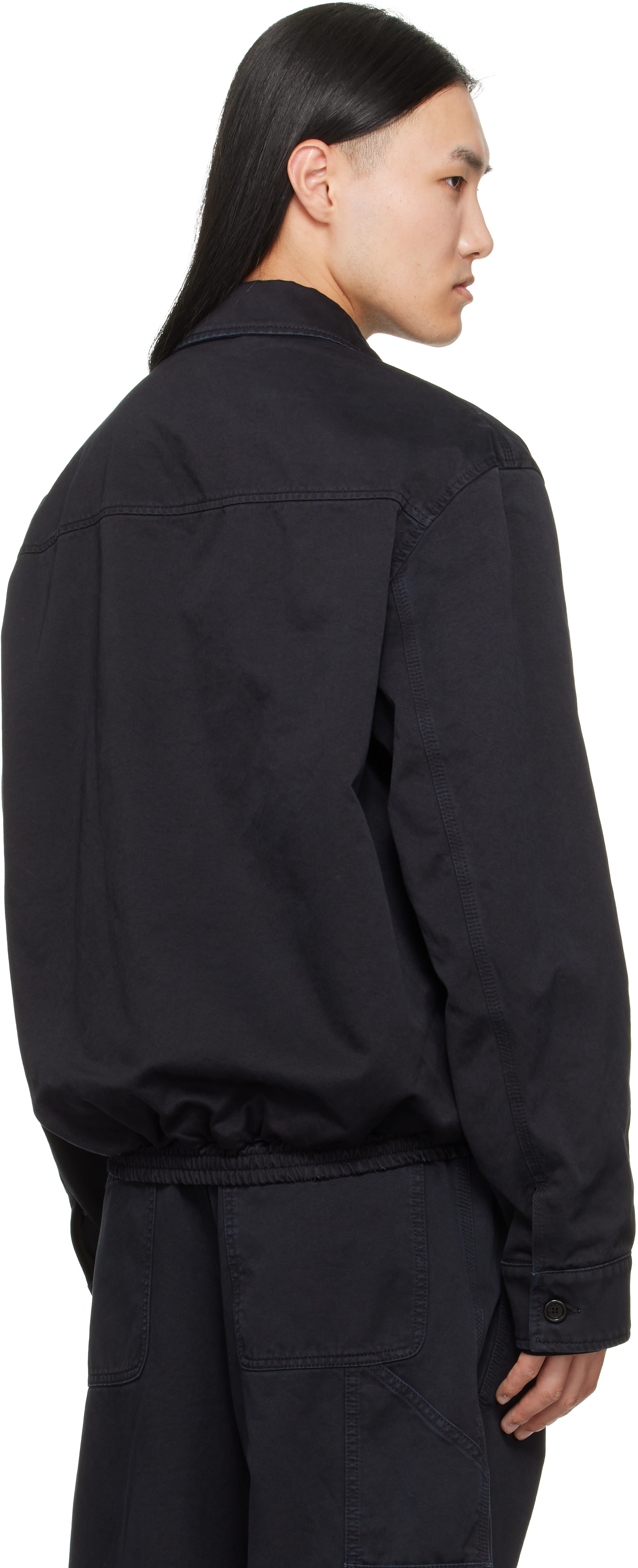 Marni - Blouson noir à glissière