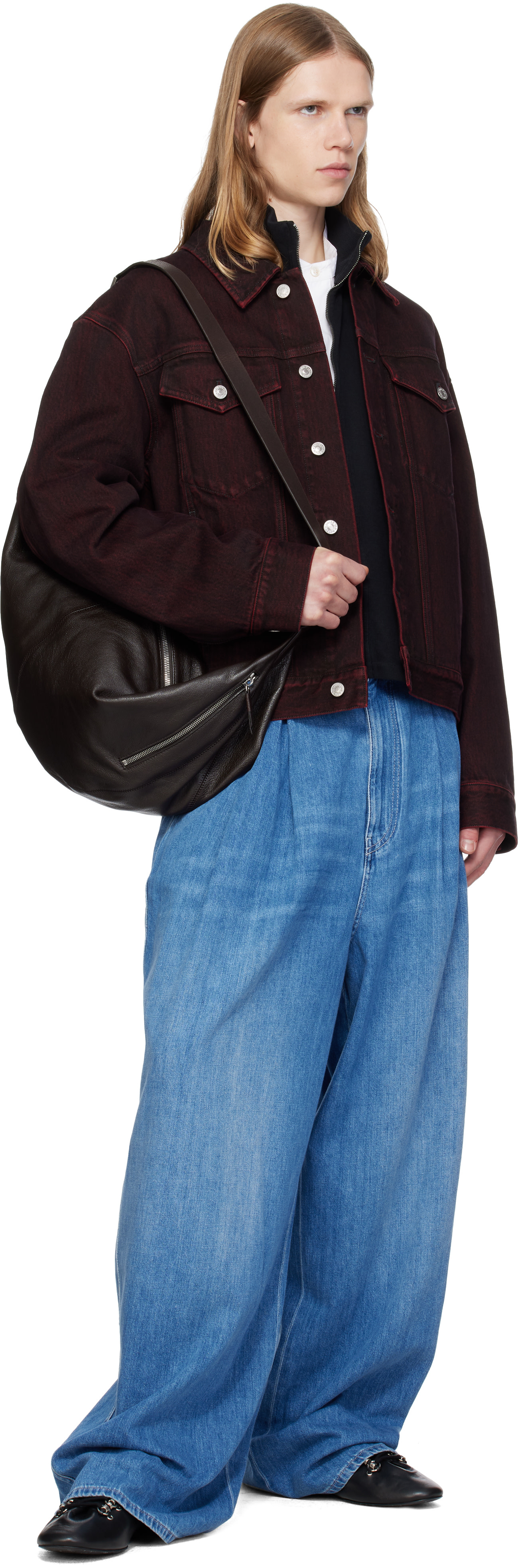 Marni - Blue Pleated Jeans