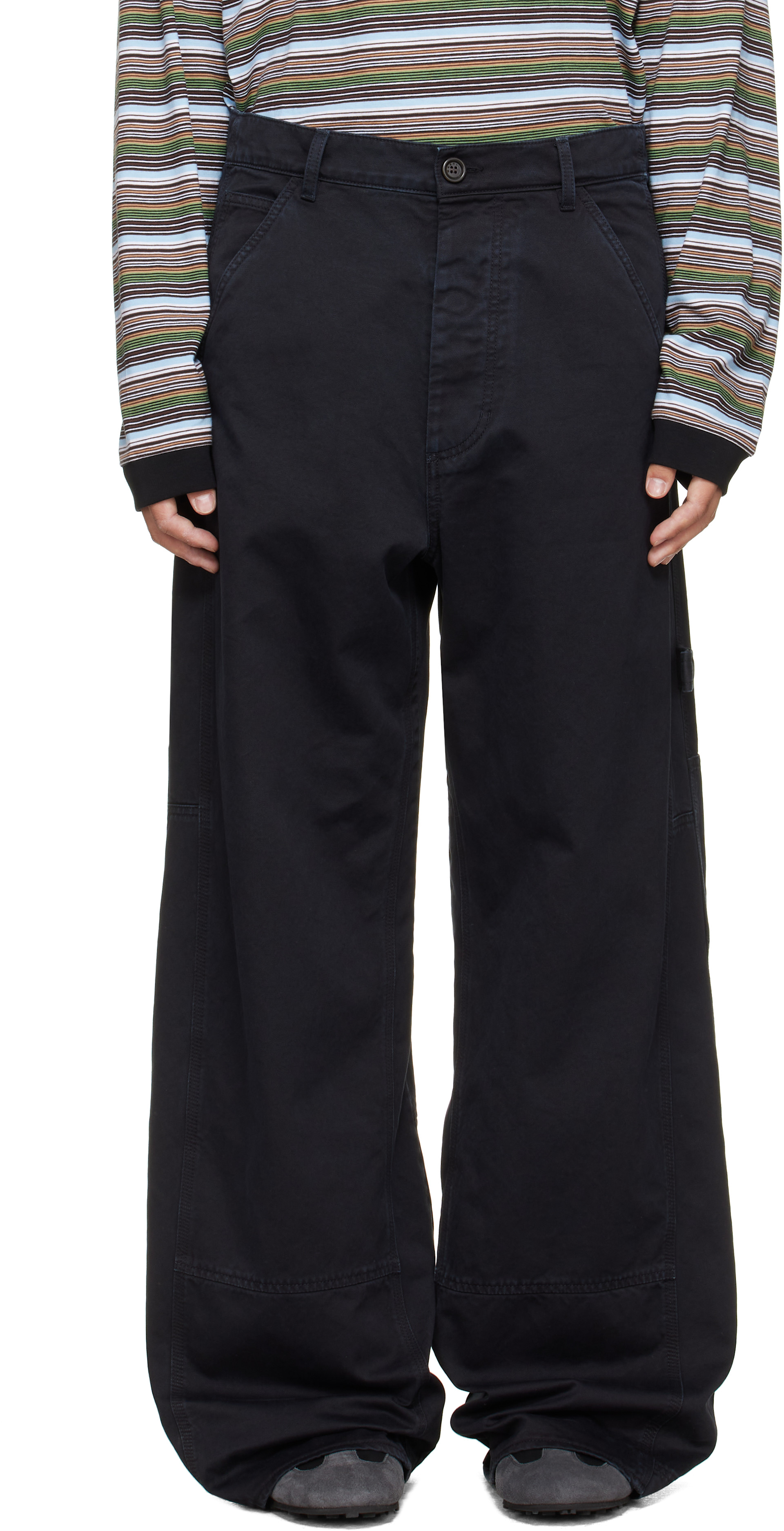Marni - Black Hammer Loop Trousers