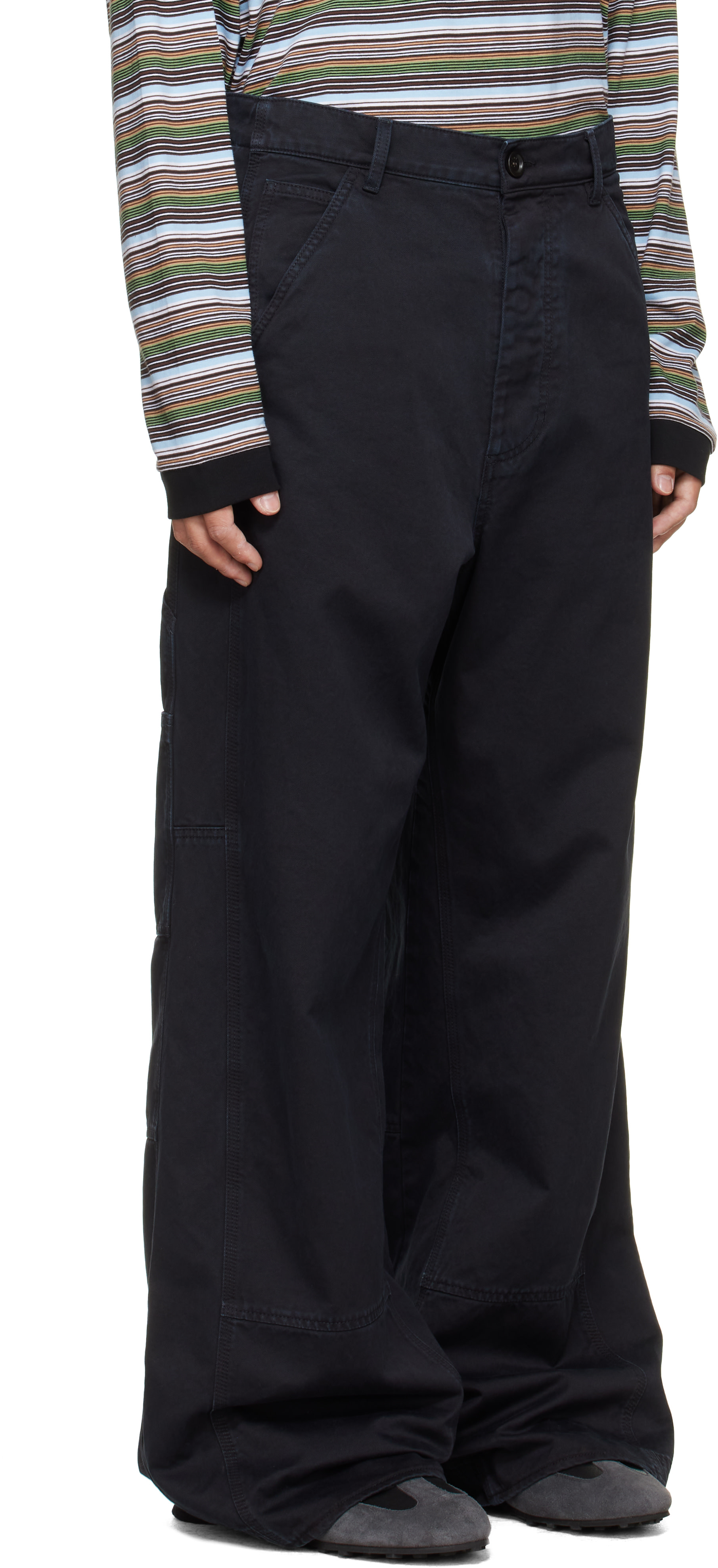 Marni - Black Hammer Loop Trousers
