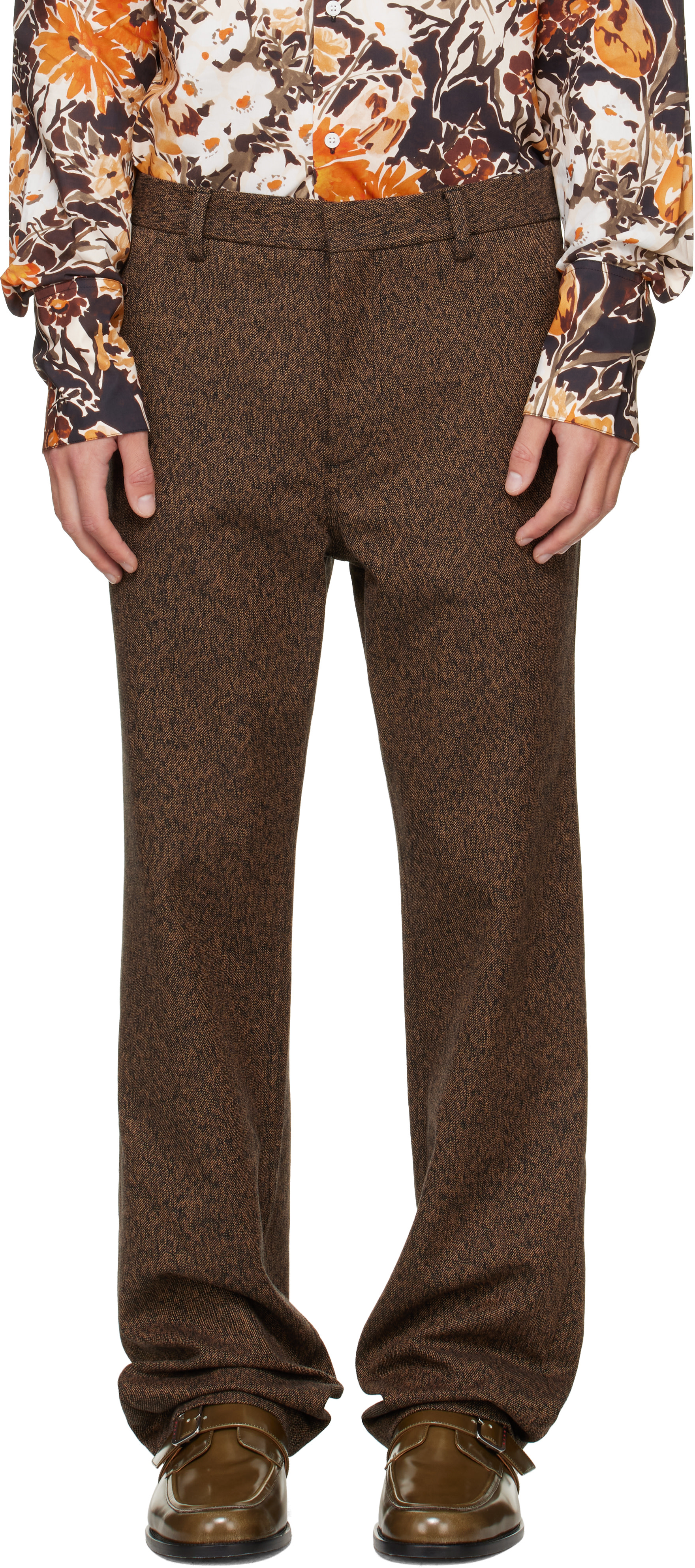 Marni - Brown Four-Pocket Trousers
