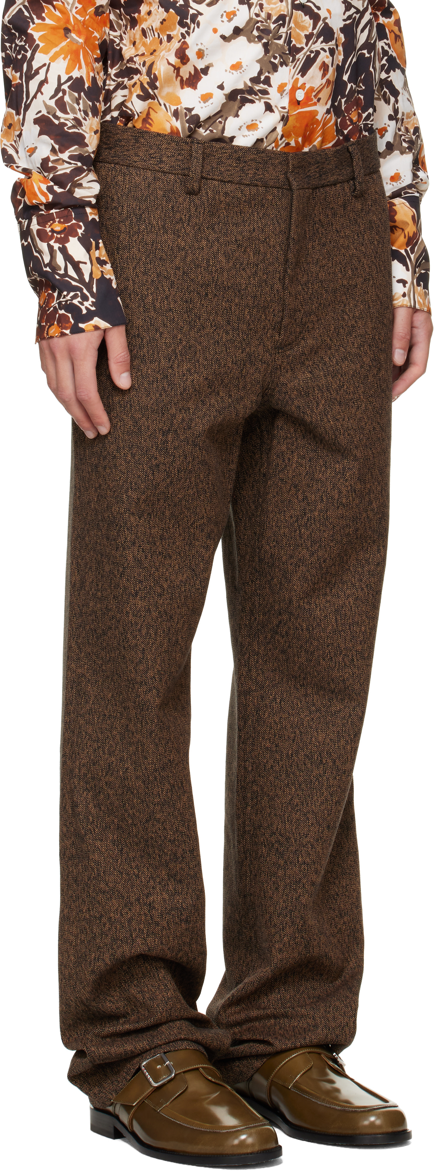 Marni - Brown Four-Pocket Trousers