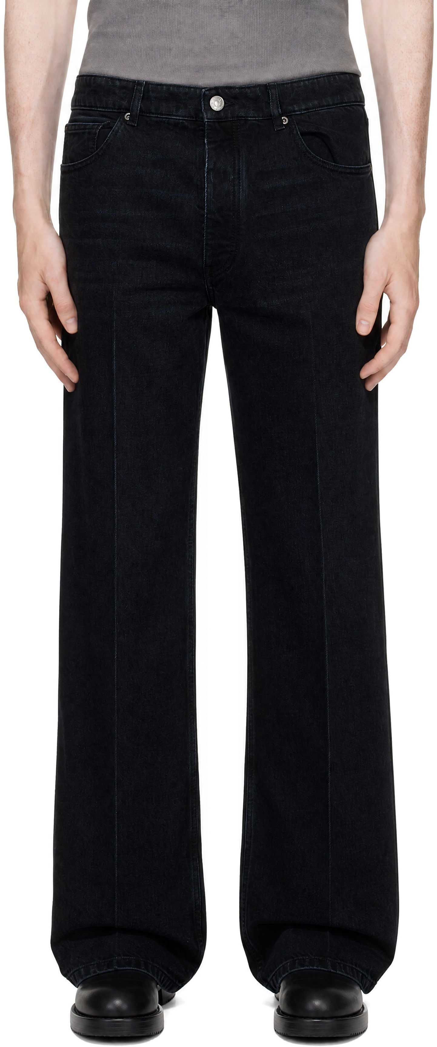 Marni - Black Creased Jeans