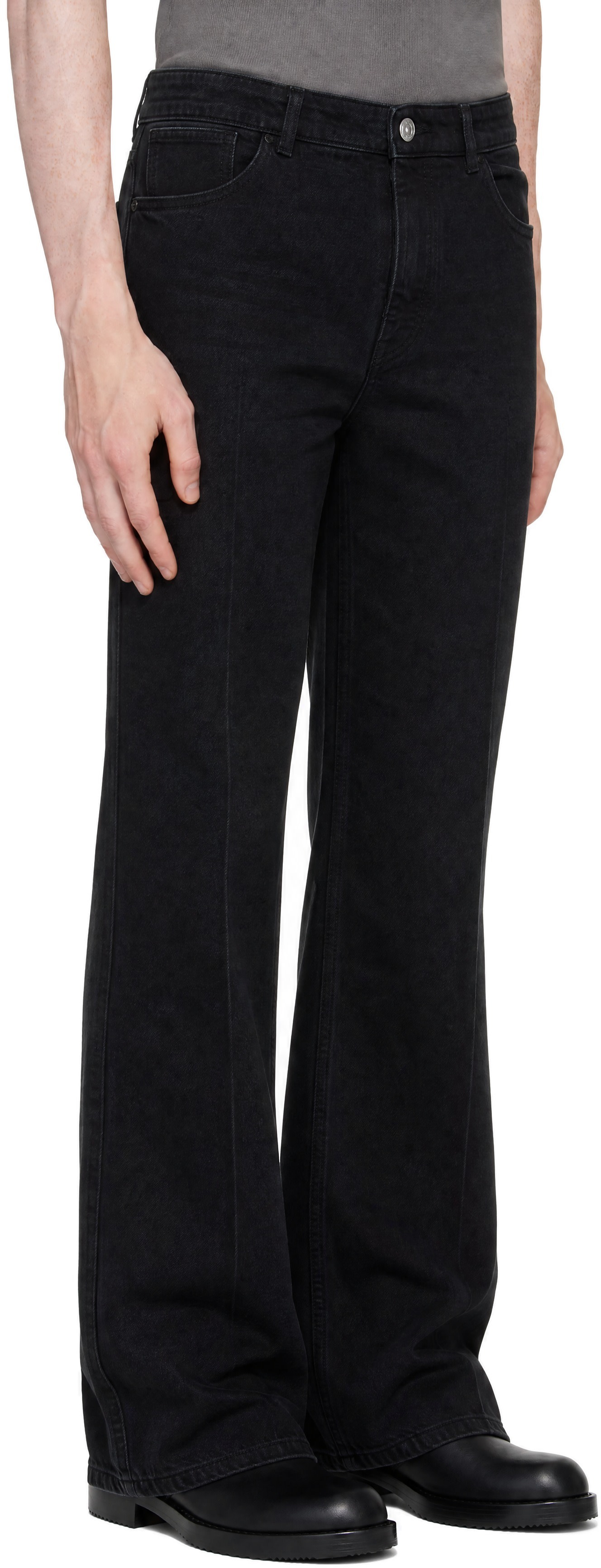 Marni - Black Creased Jeans