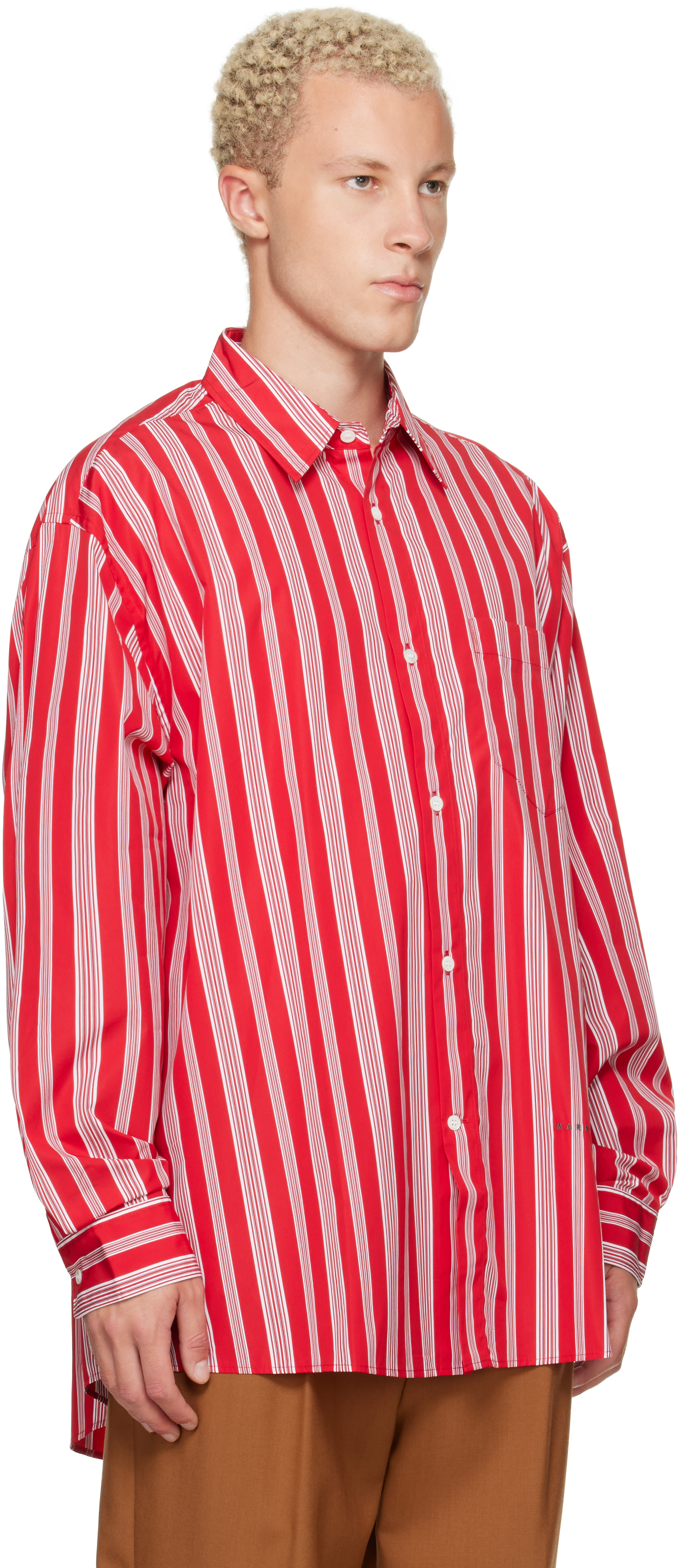 Marni - Red Striped Shirt