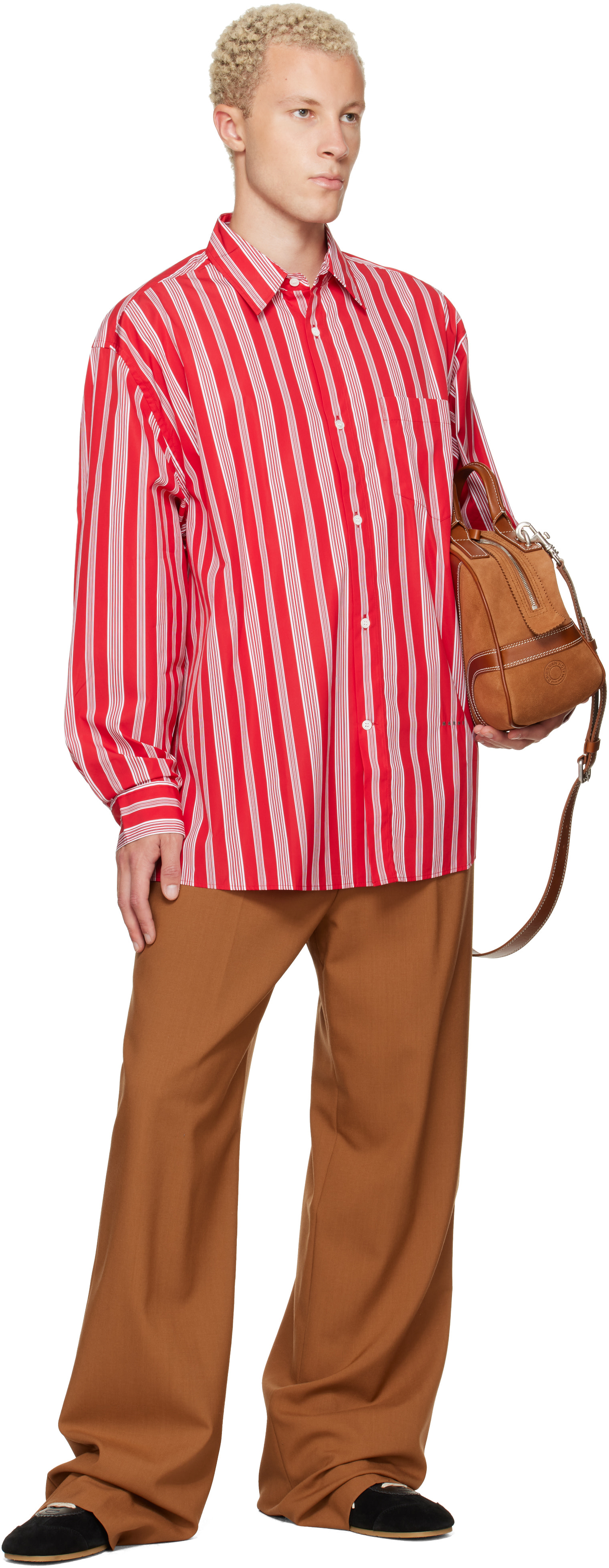 Marni - Red Striped Shirt