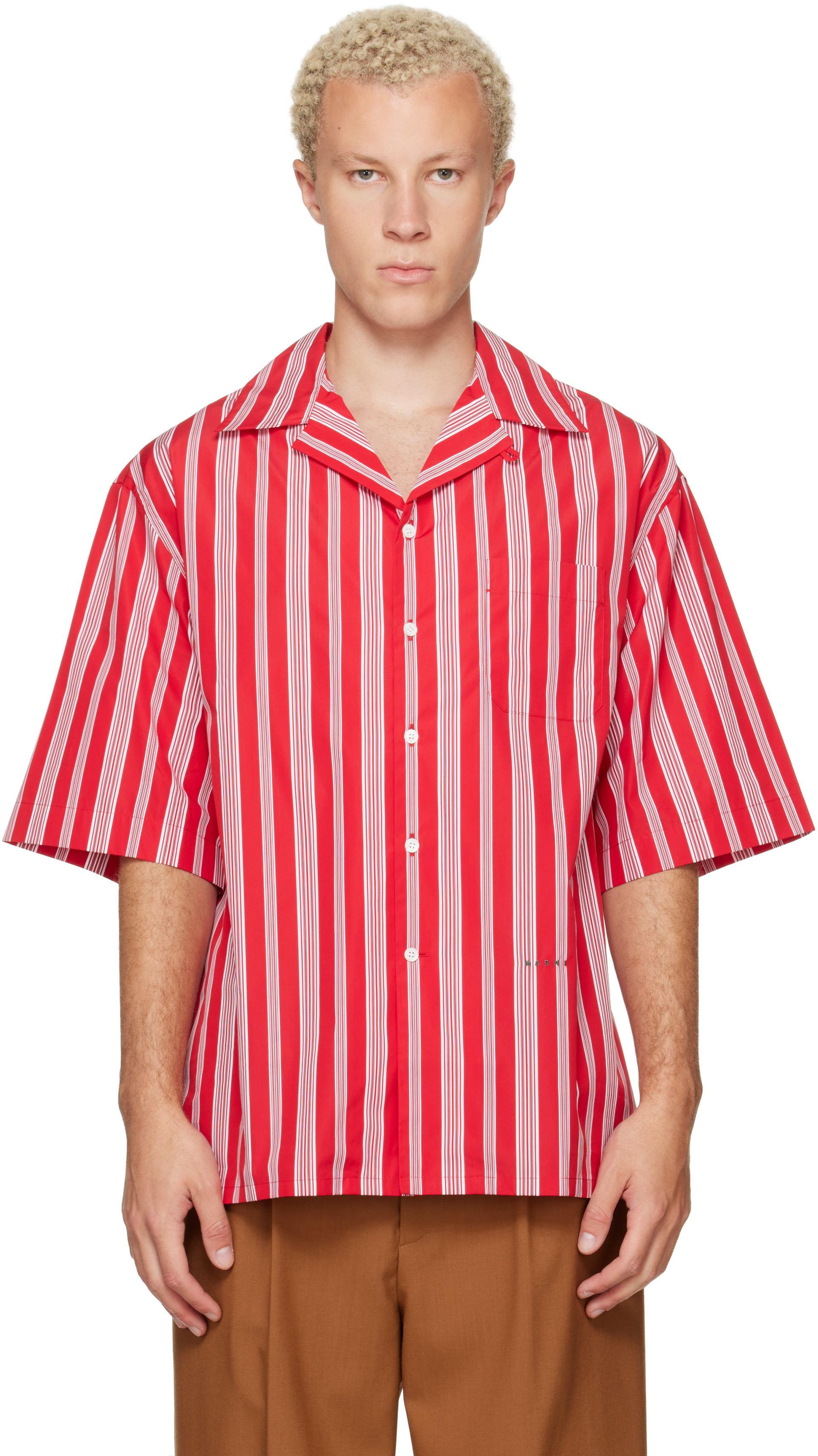 Marni - Red Striped Shirt