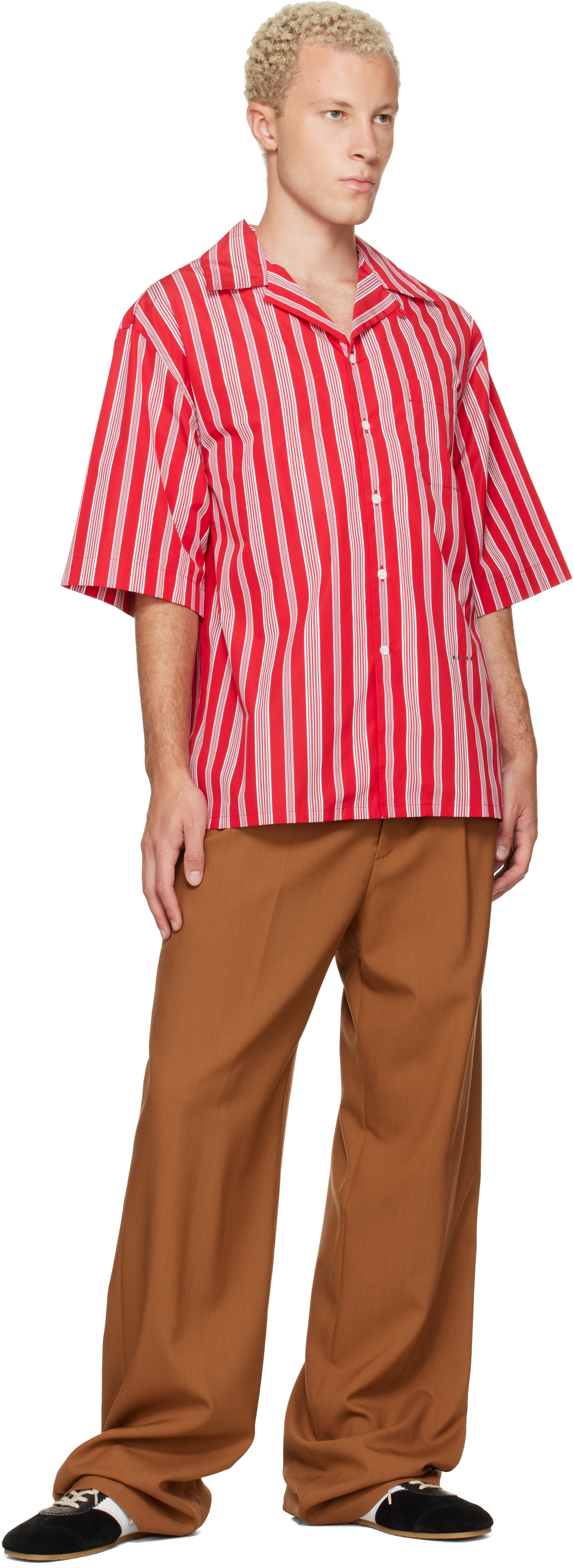Marni - Red Striped Shirt
