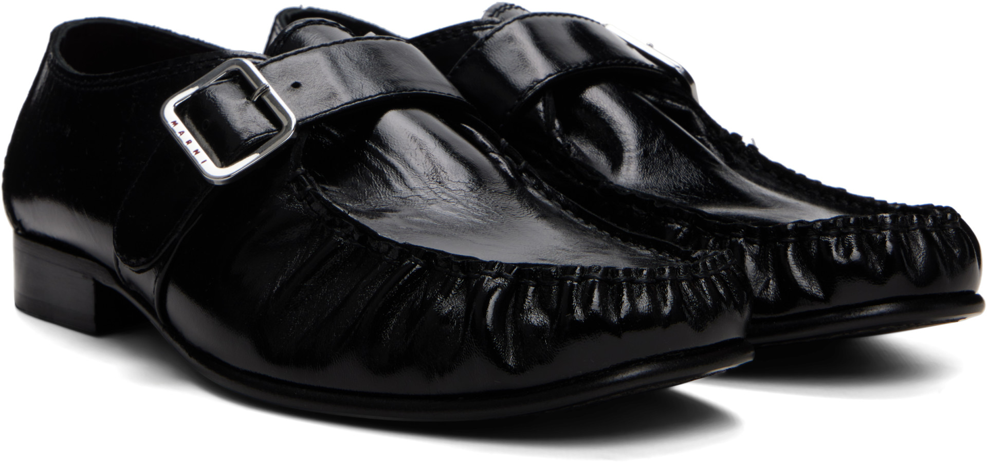 Marni - Black Leather Loafers
