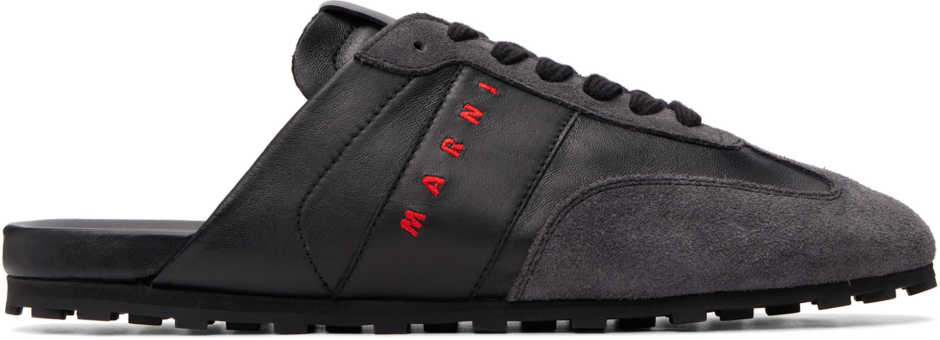 MARNI ブラック スニーカー Marni: ブラック Softy Soccer スリッポンスニーカー | SSENSE 日本
