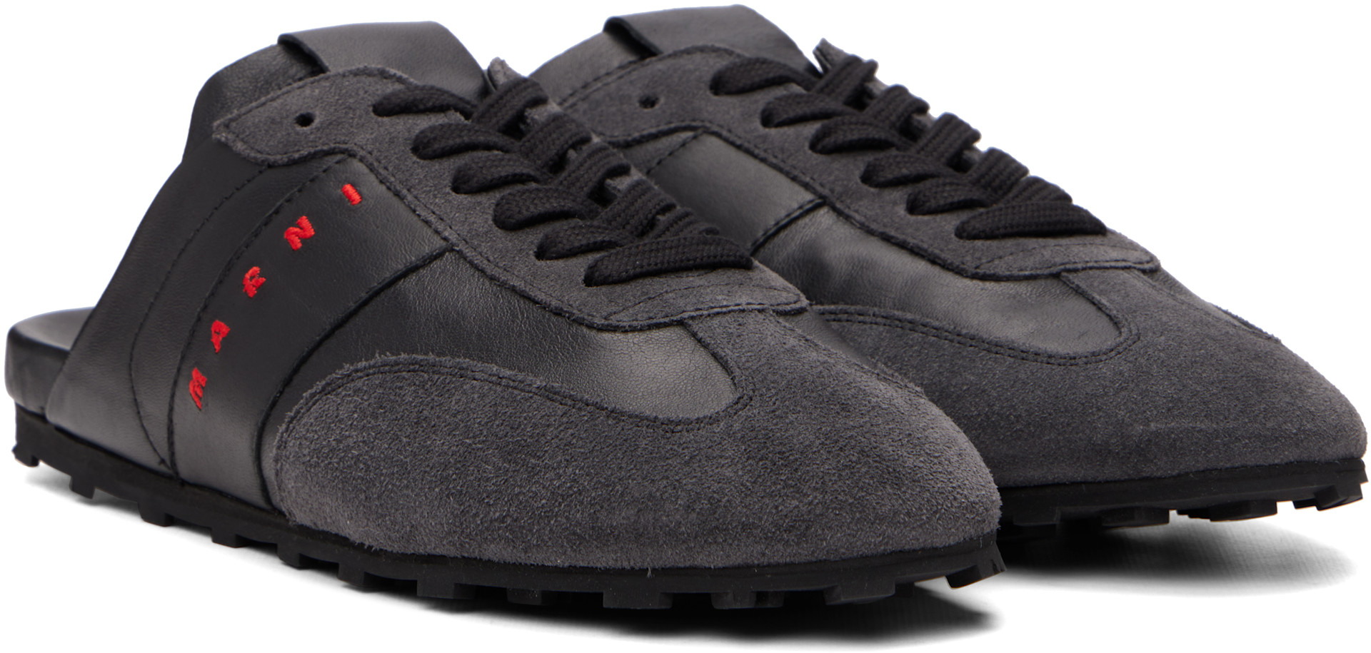 Marni: ブラック Softy Soccer スリッポンスニーカー | SSENSE 日本