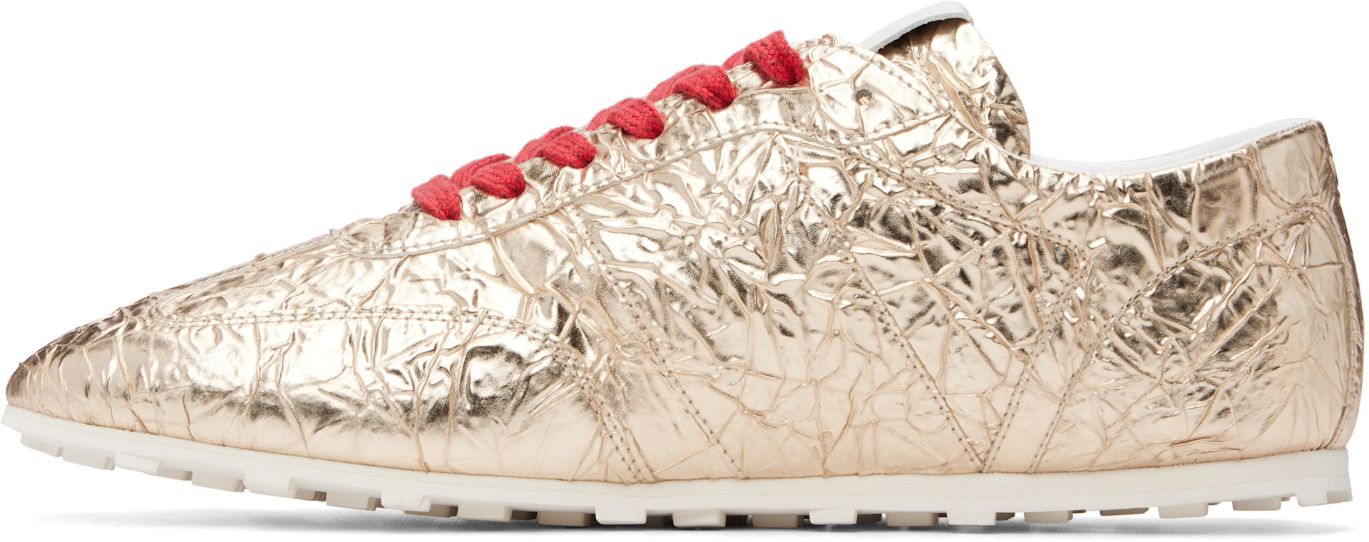 Marni - Baskets de soccer Softy dorées