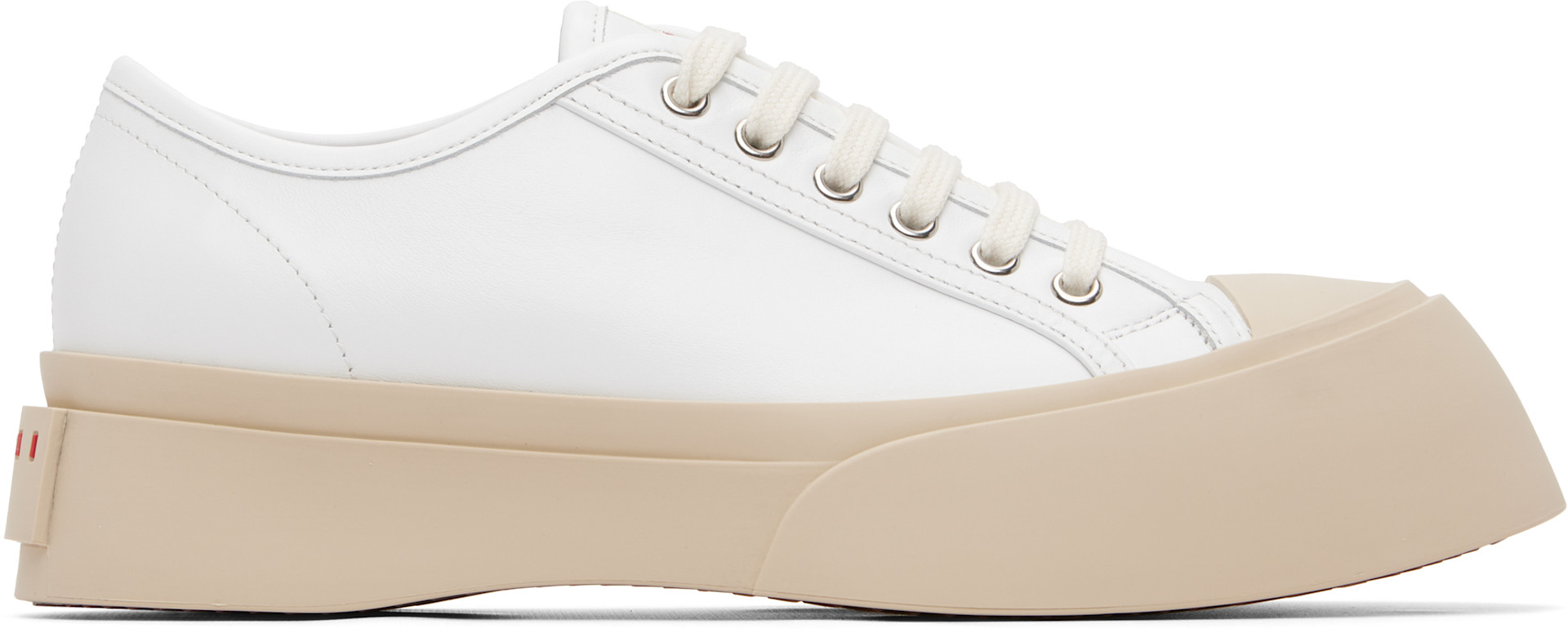 Marni - White Nappa Leather Pablo Sneakers