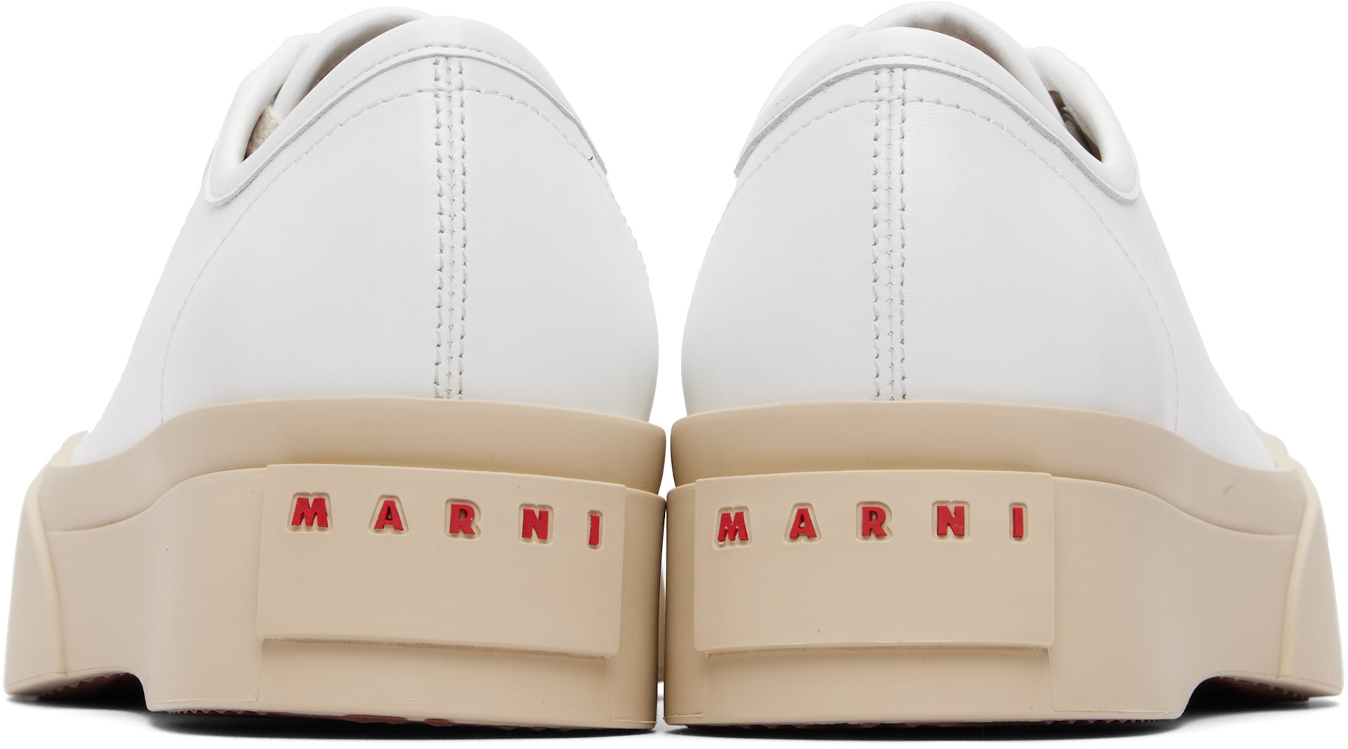 Marni - White Nappa Leather Pablo Sneakers