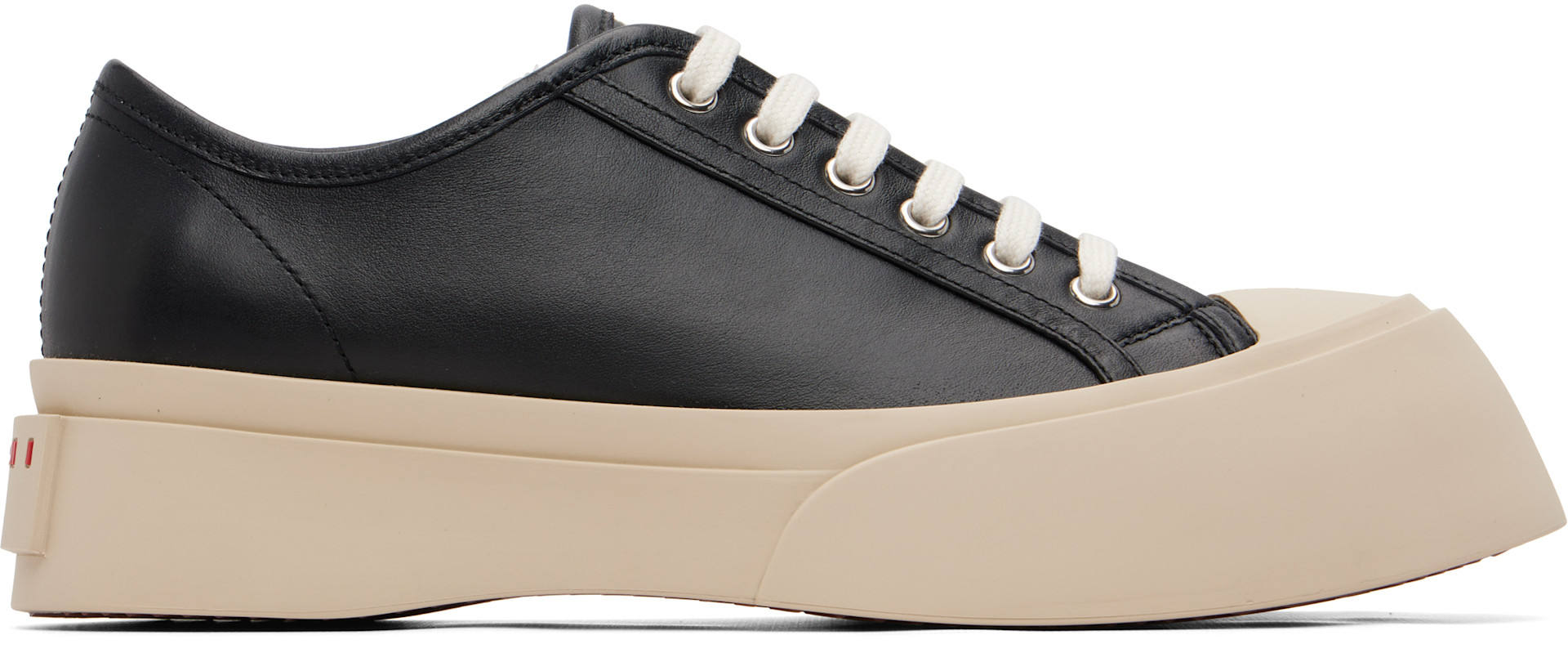 Marni: ブラック Pablo ナッパレザー スニーカー | SSENSE 日本