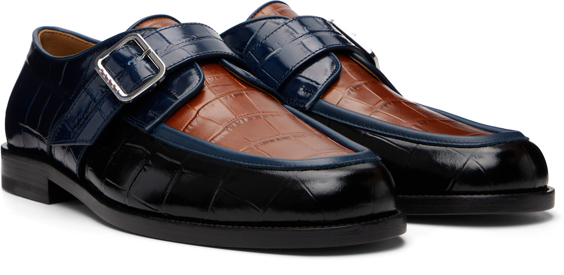 MARNI banbi バンビ ローファー Marni: Black Bambi Buckle Loafers | SSENSE