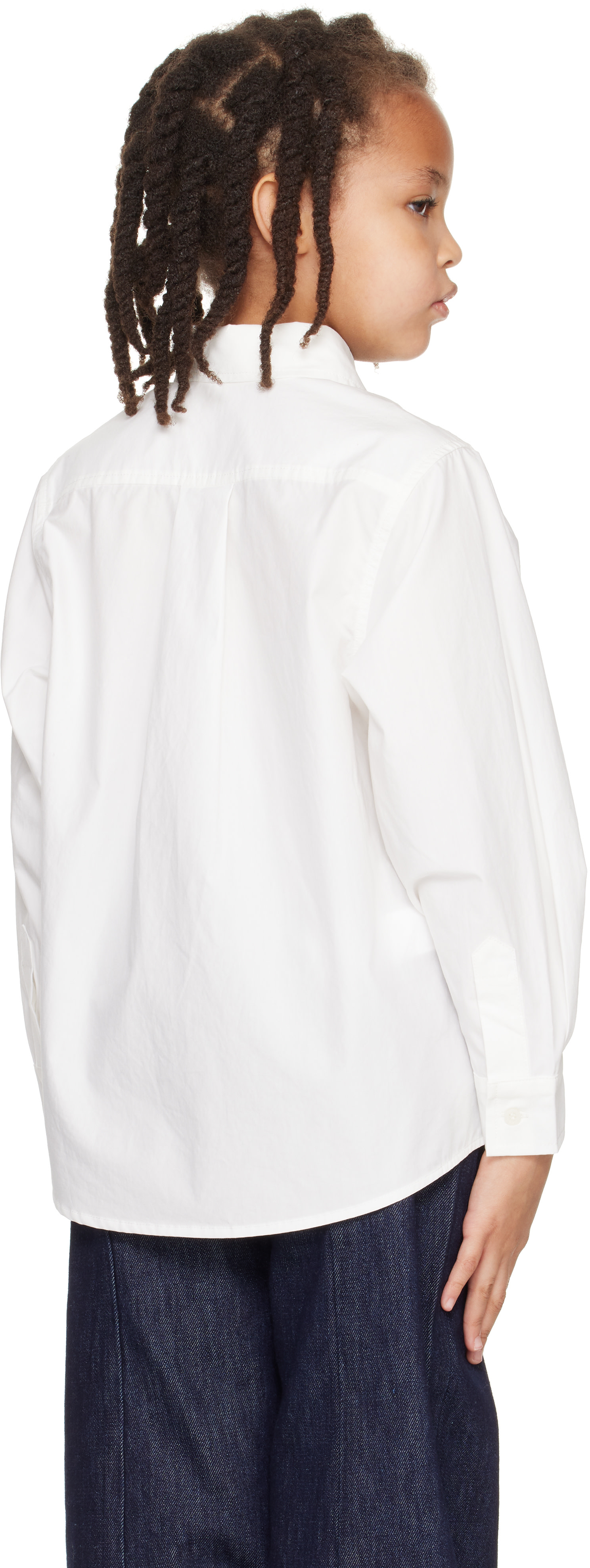 Marni - Kids White Embroidered Logo Shirt
