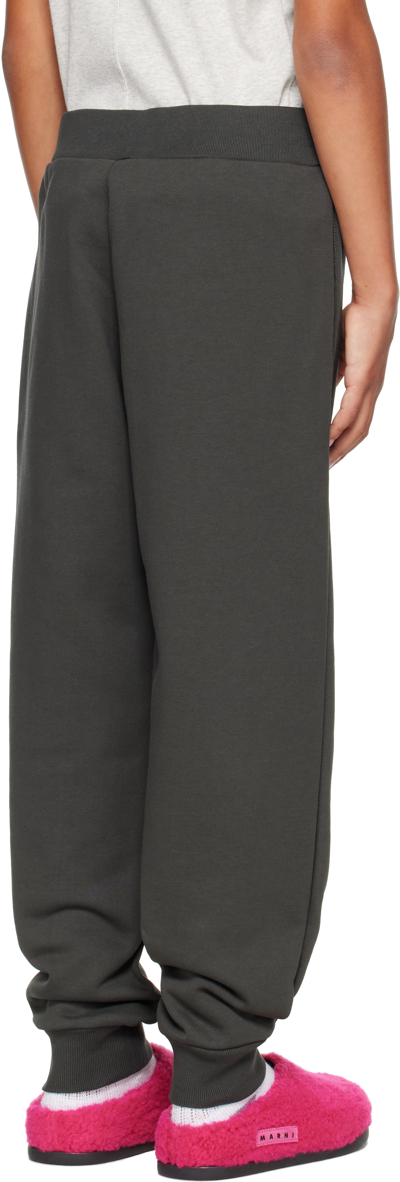 Marni - Kids Gray Logo Sweatpants