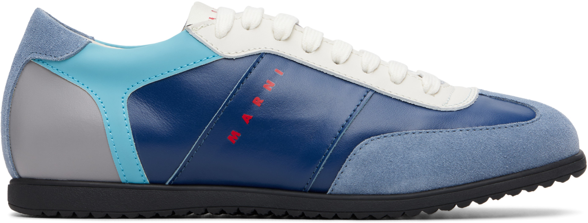 Marni - Jeune | Baskets bleues en cuir