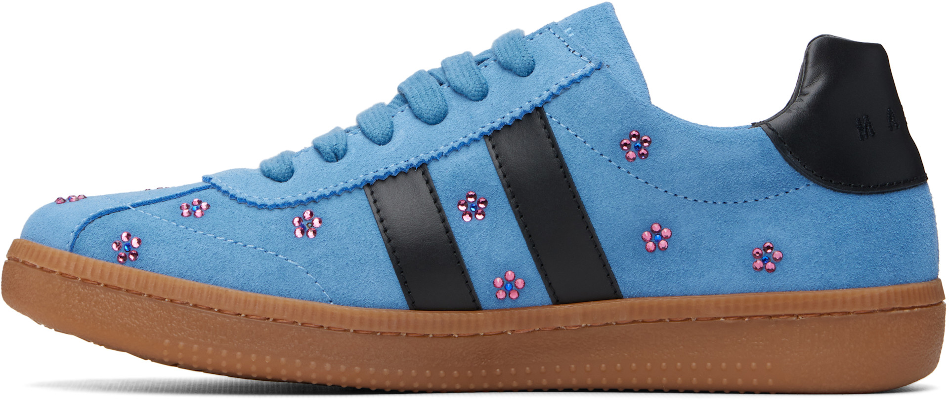 Marni - Jeune | Baskets bleues en suède
