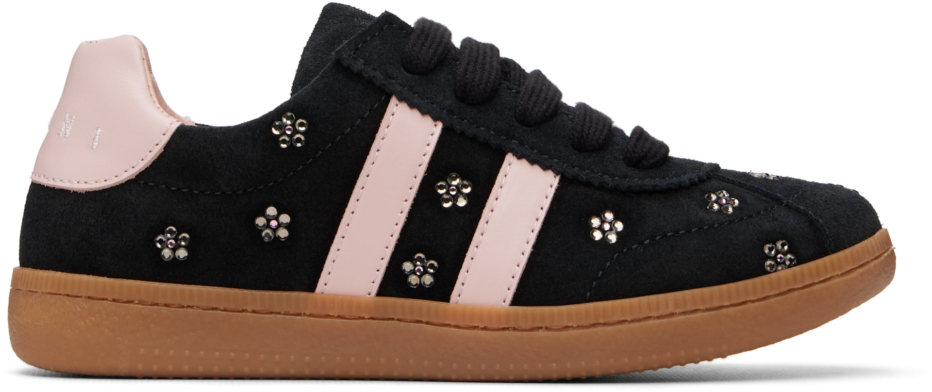 Marni - Enfant | Baskets noires en suède