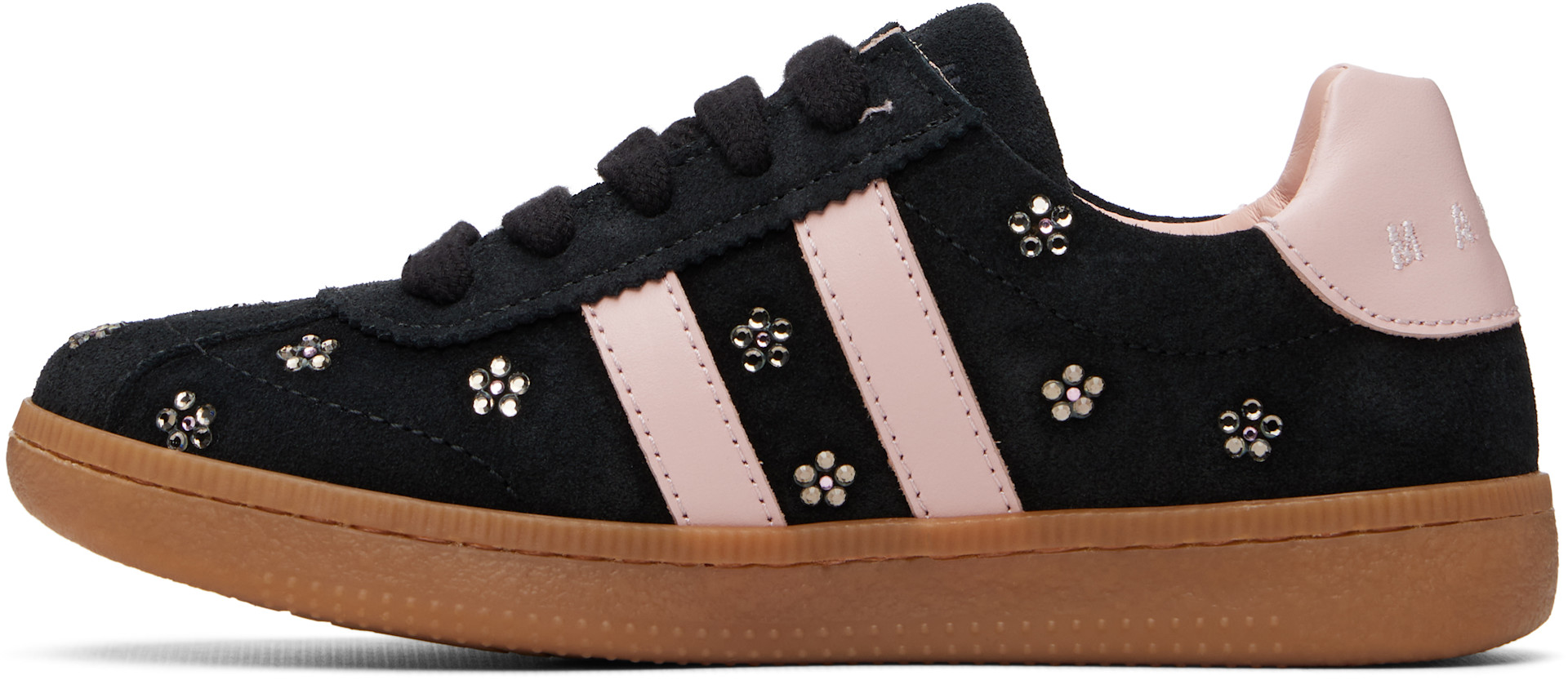 Marni - Enfant | Baskets noires en suède