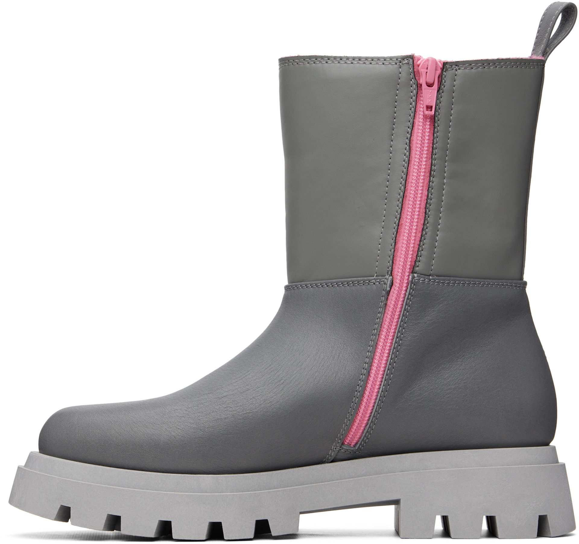 Marni - Big Kids Gray Low Boots