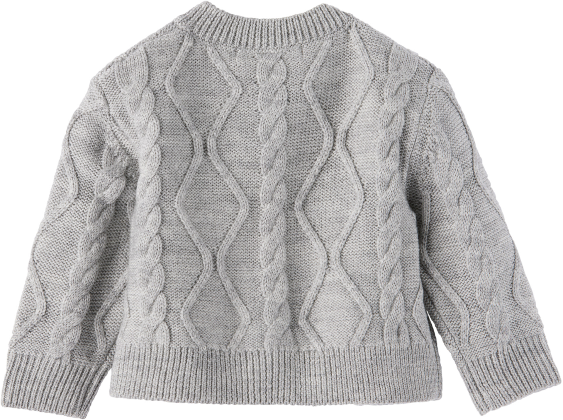 Marni - Bébé | Cardigan gris en tricot câblé