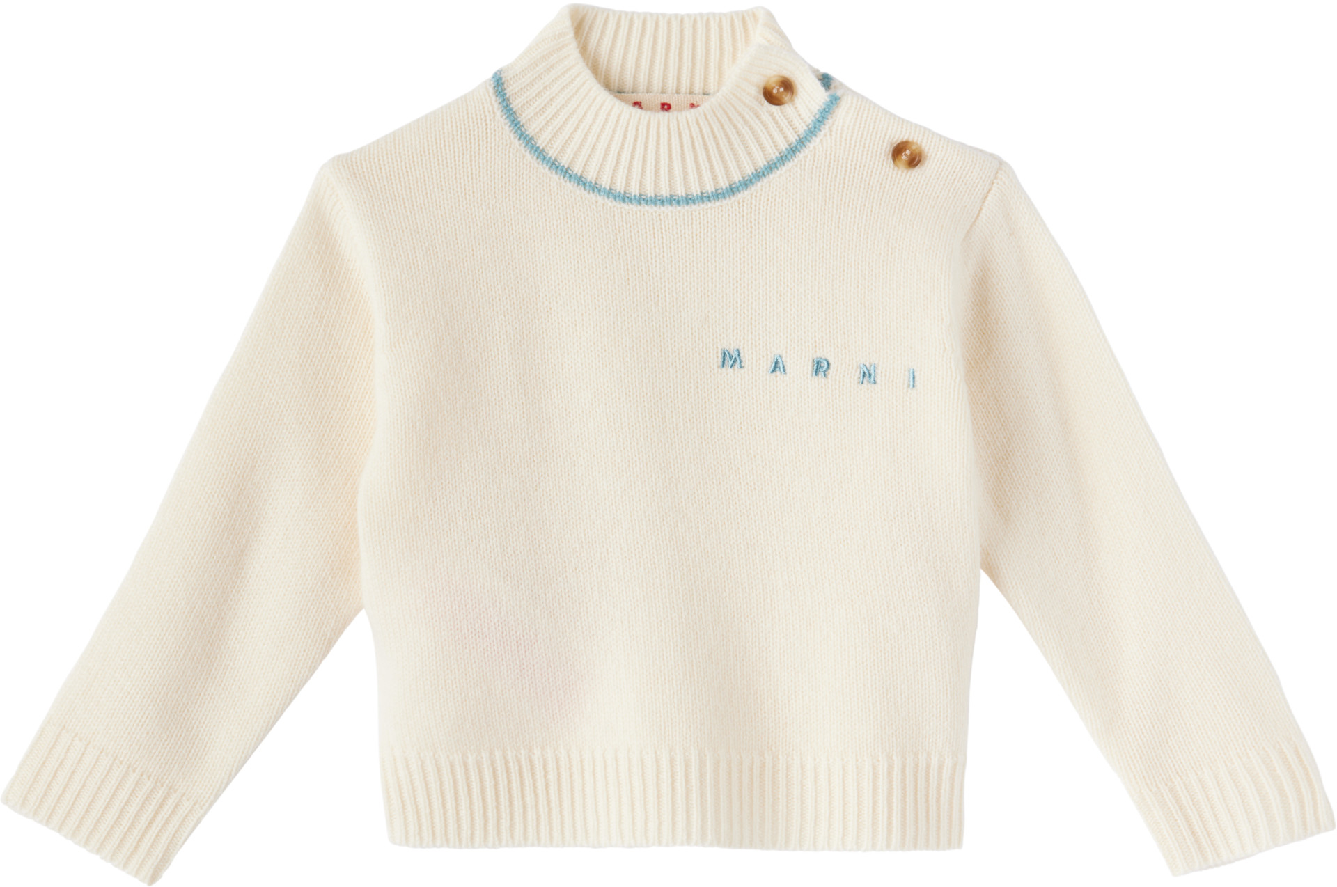 Marni - Baby Off-White Cashmere Sweater