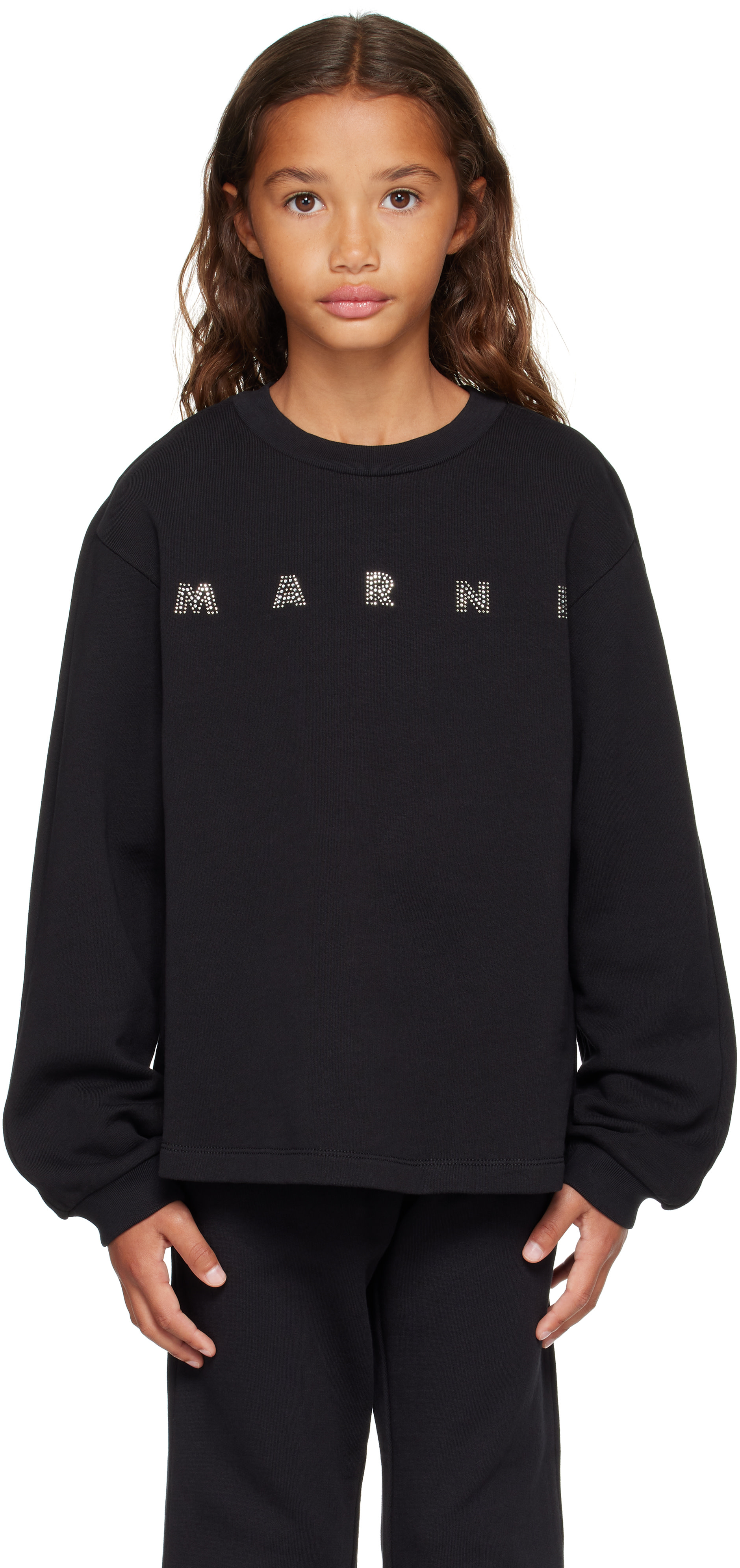 Marni - Kids Black Logo Sweatshirt