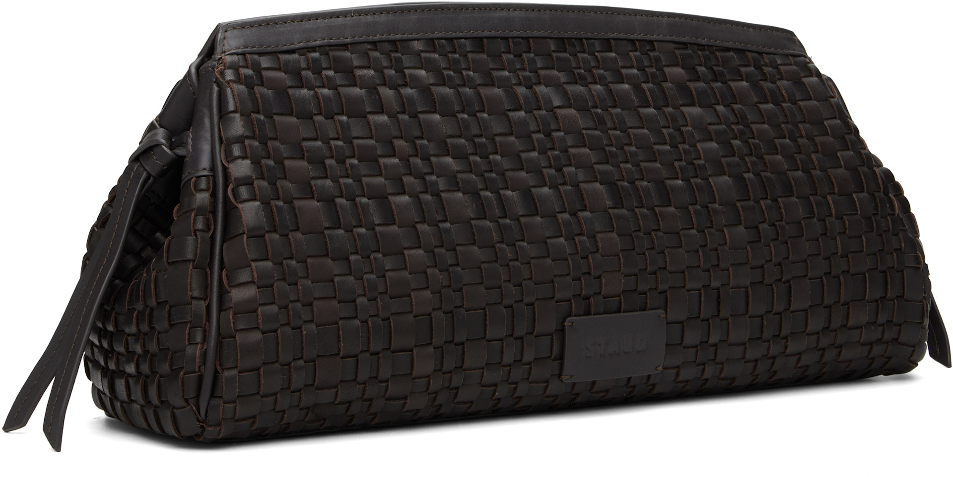 Staud - Pochette souple Maude brune
