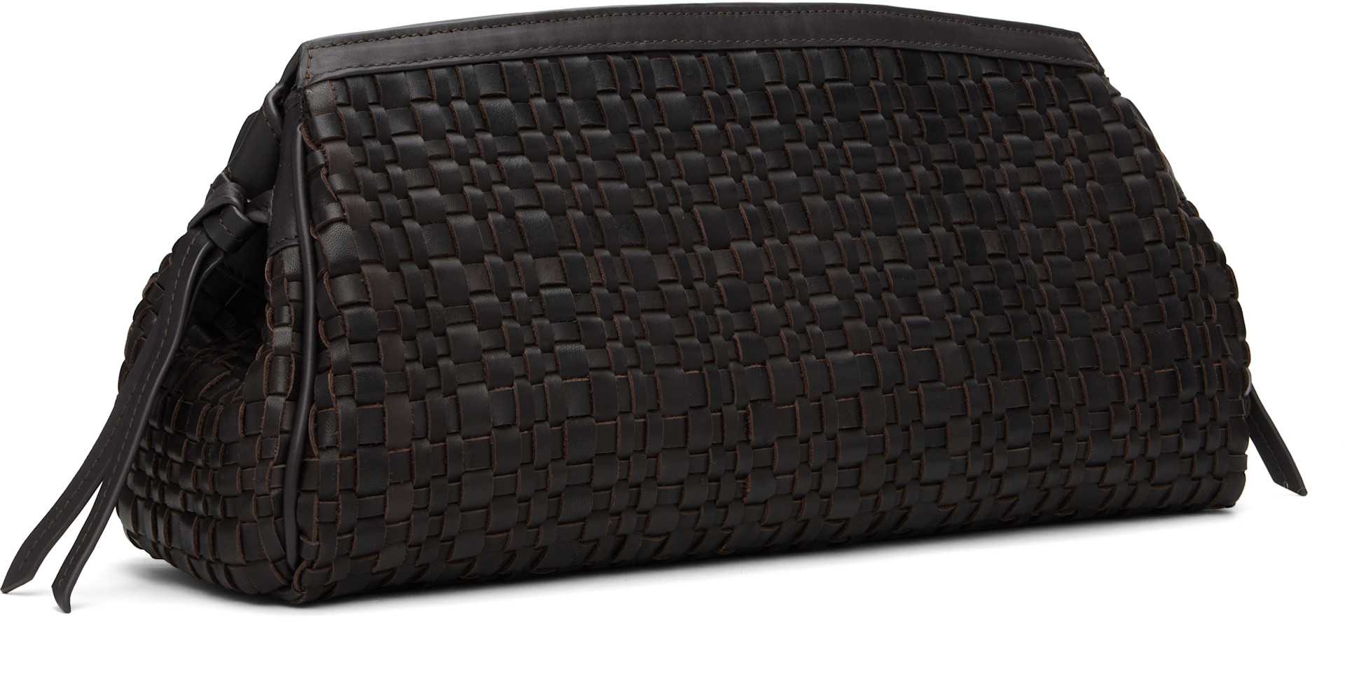Staud - Pochette souple Maude brune