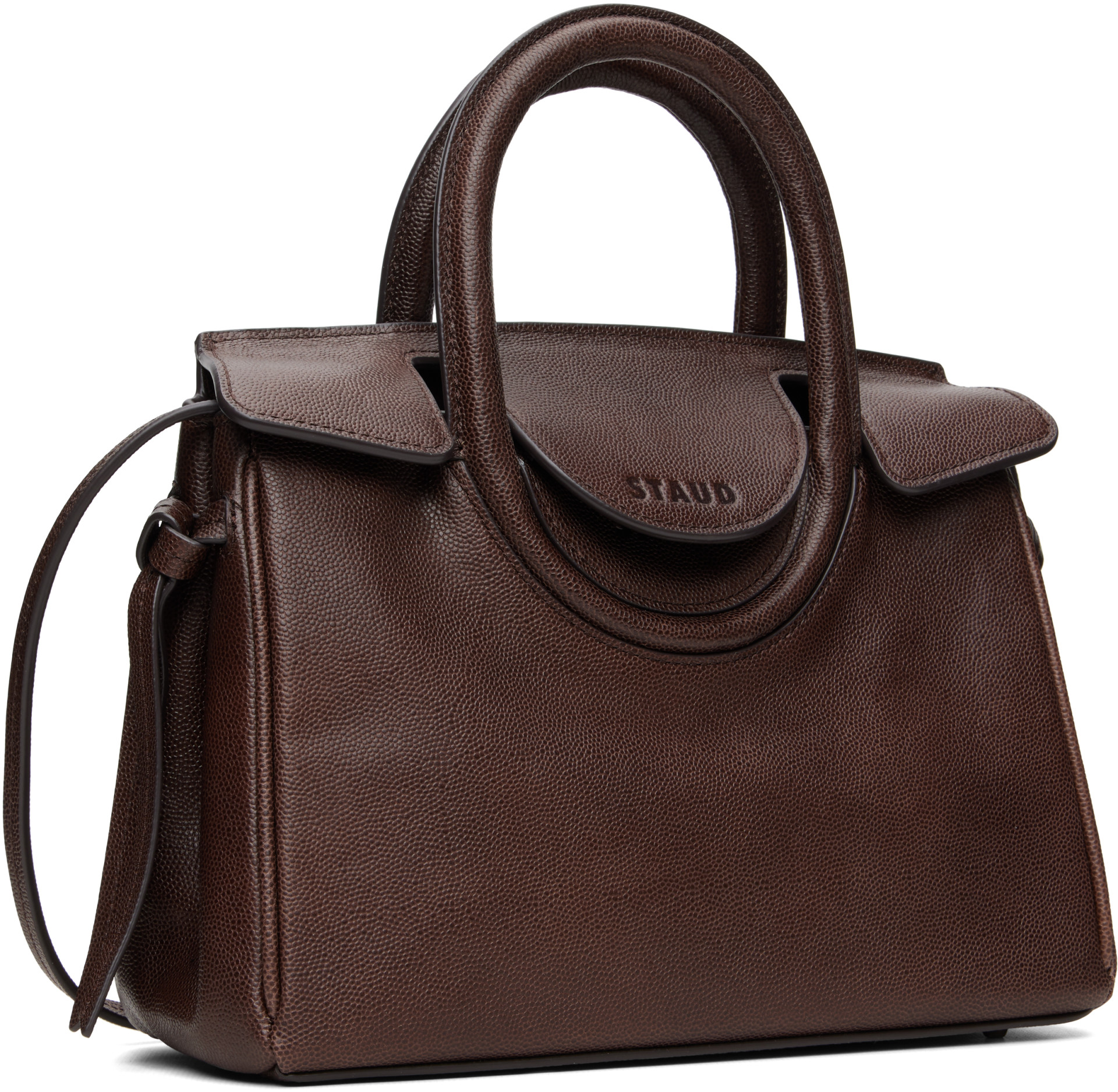 Staud - Mini sac Maude brun