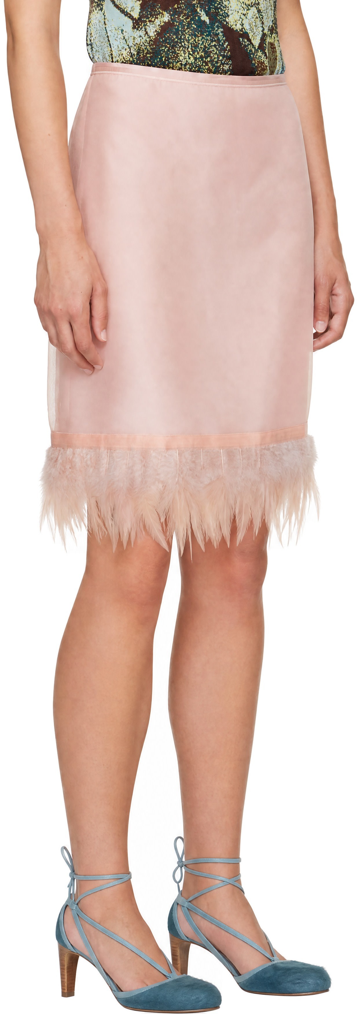 Staud - Jupe midi Lark rose