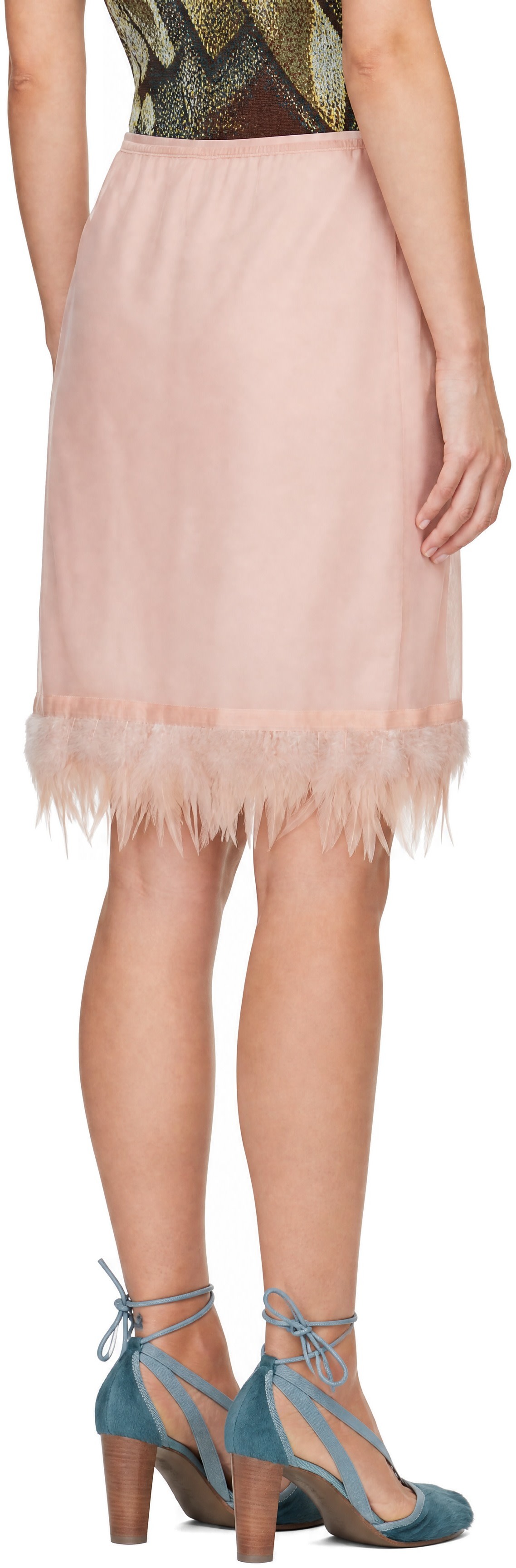 Staud - Jupe midi Lark rose