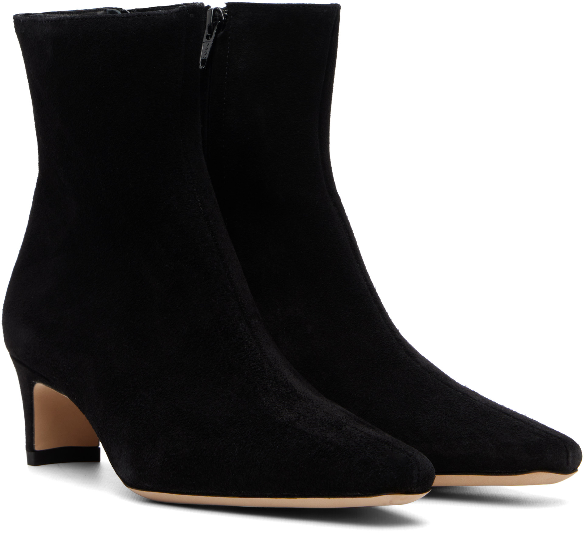 Staud - Bottines noires en suède - Wally