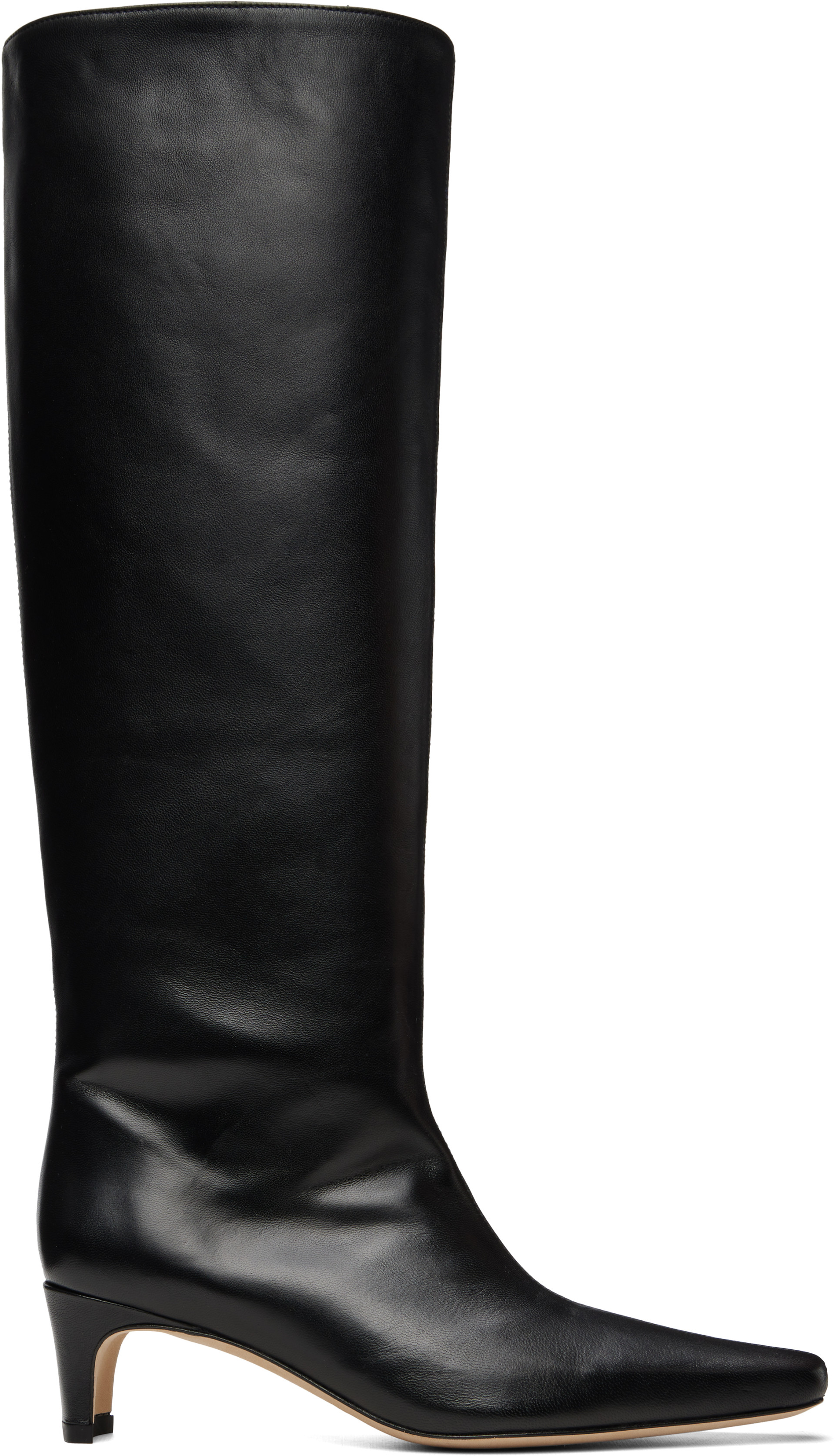 Staud - Bottes hautes noires - Wally