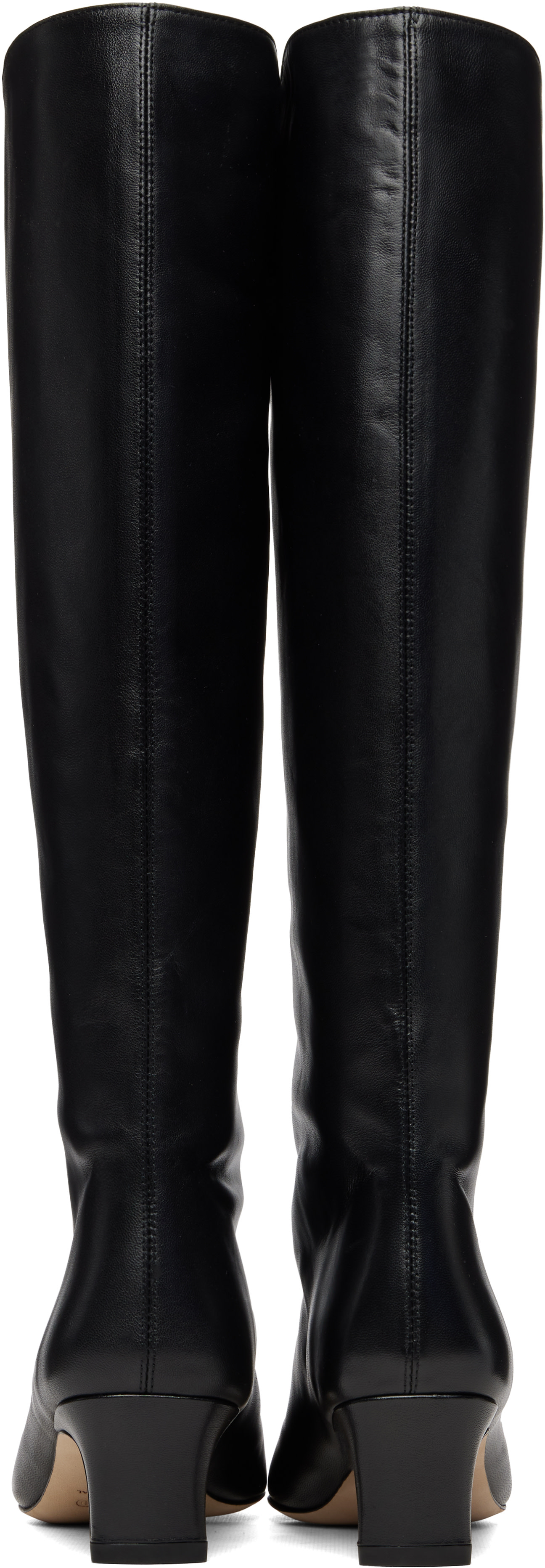 Staud - Bottes hautes noires - Wally