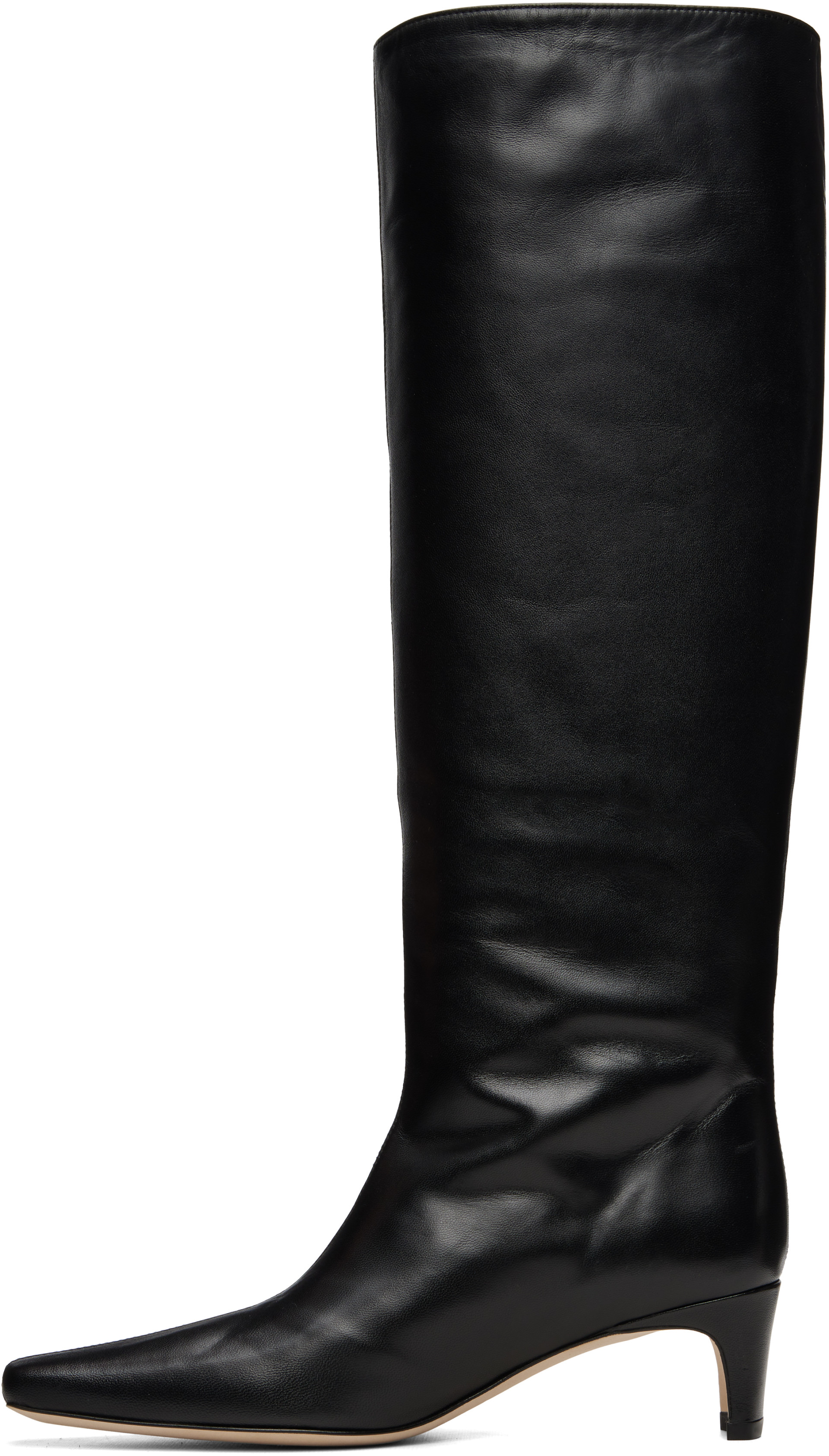 Staud - Bottes hautes noires - Wally