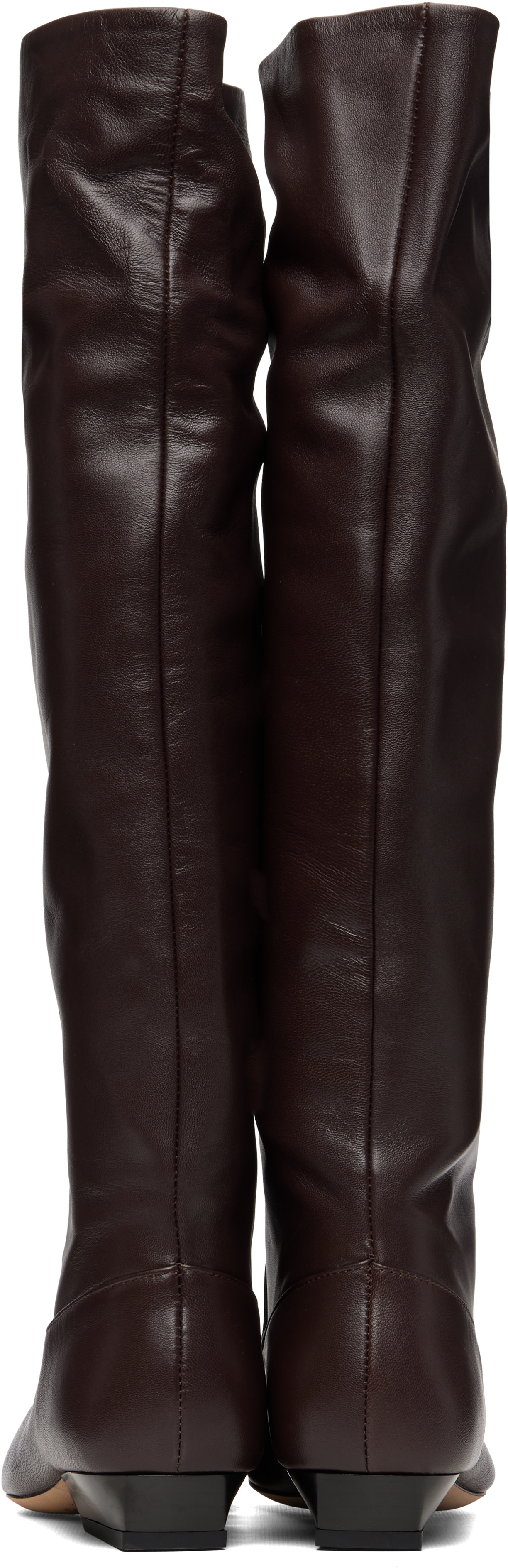 Staud - Bottes hautes brunes - Wally