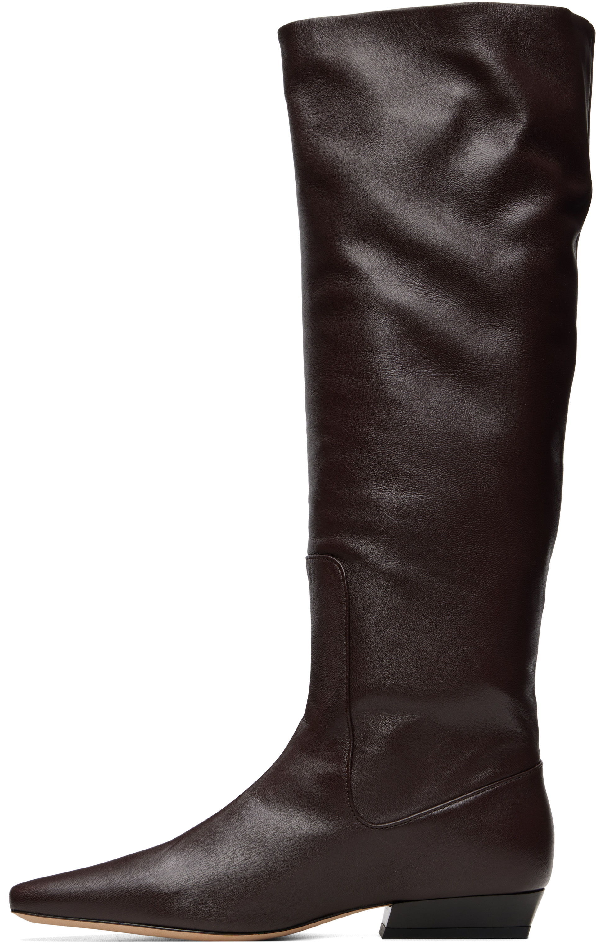 Staud - Bottes hautes brunes - Wally