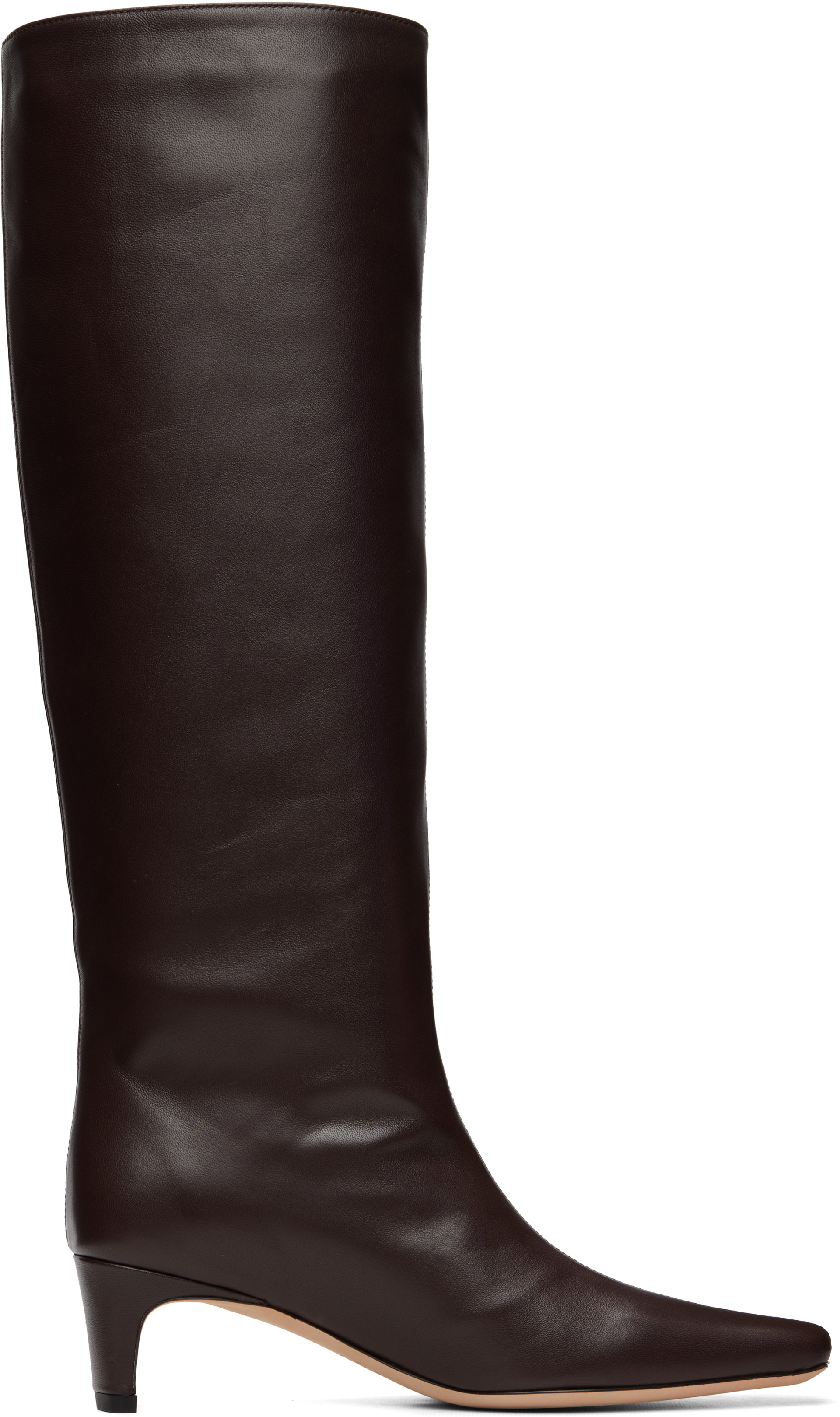 Staud - Bottes hautes brunes - Wally
