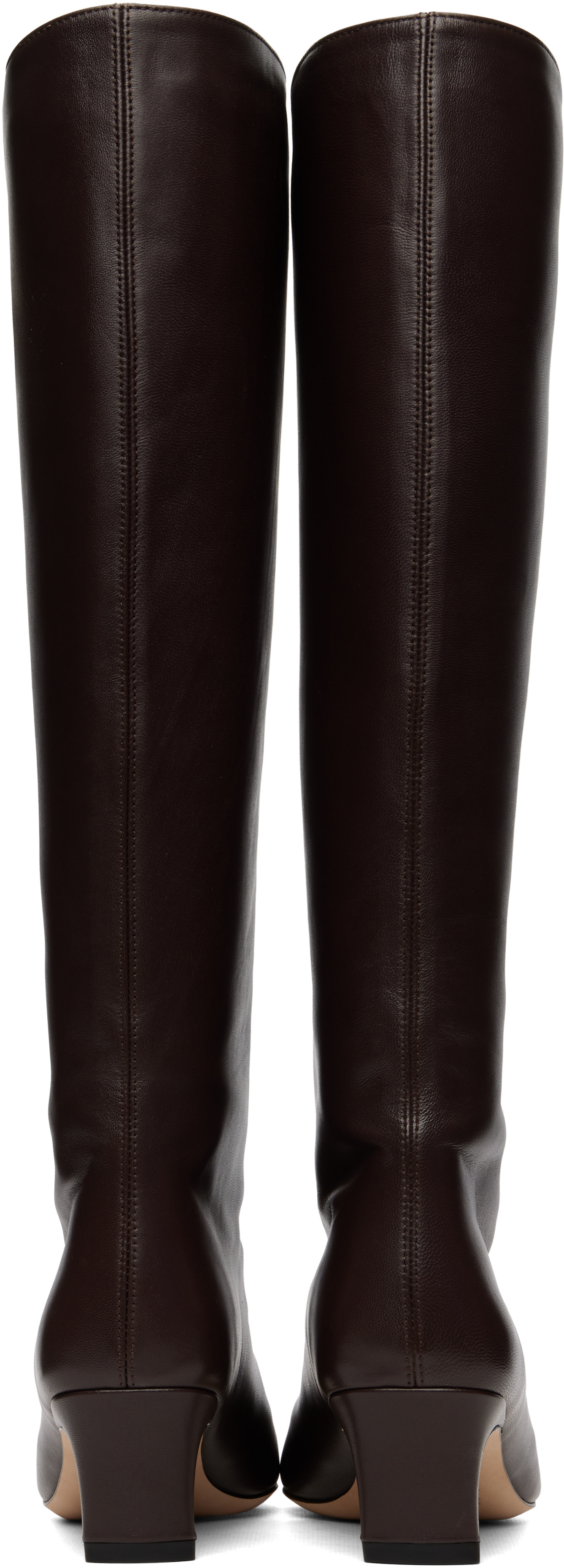 Staud - Bottes hautes brunes - Wally